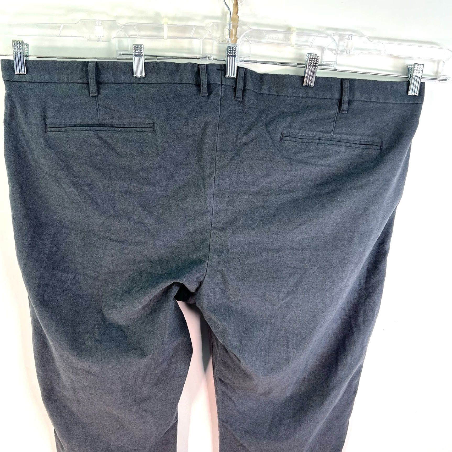 Proper Cloth Proper Cloth Mélange Moleskin Dress Pants Mens Size 54 X31 Gray Size US 38 / EU 54 - 5 Thumbnail