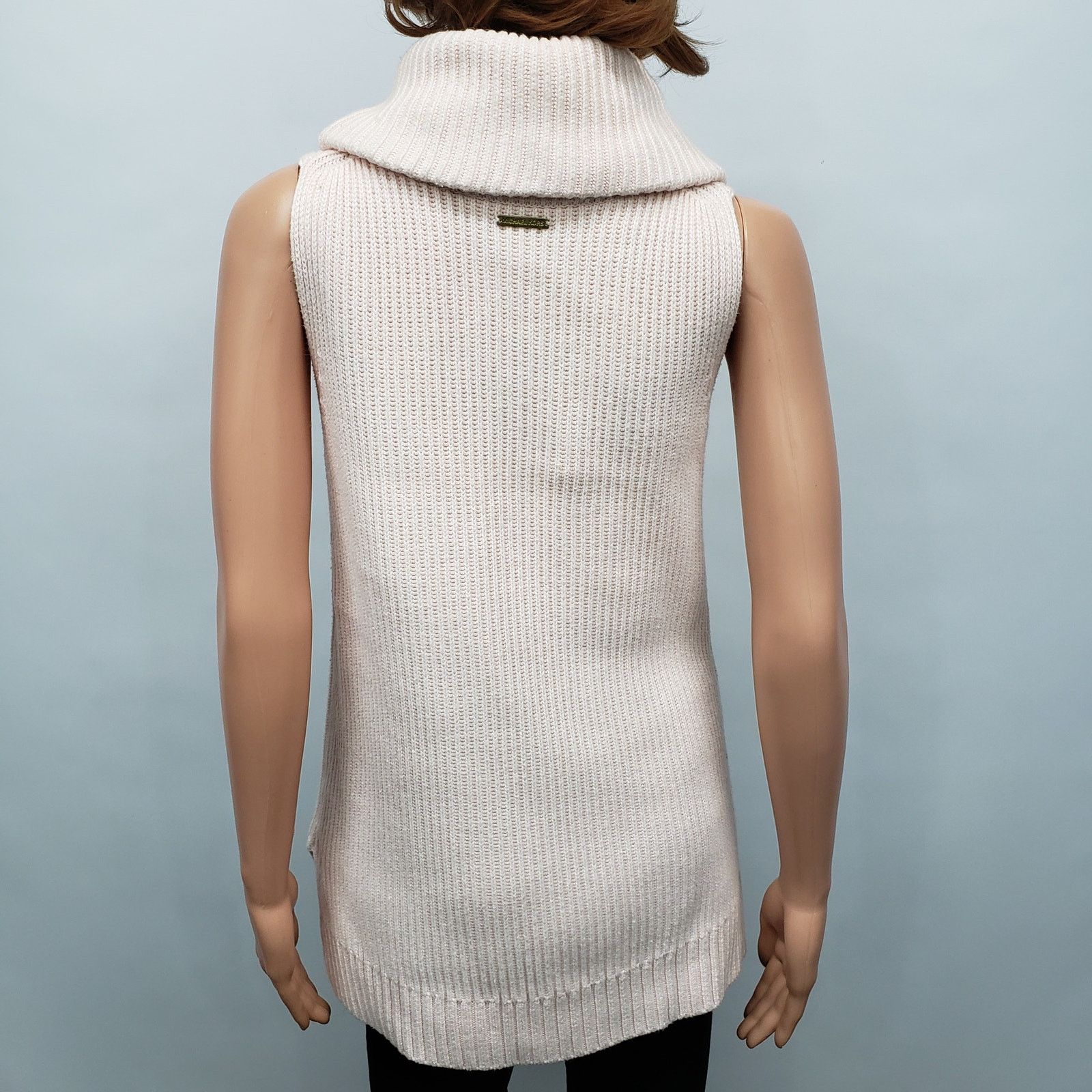 Michael Kors Michael Kors Shaker Sleeveless Cowl neck Turtleneck Sweater Size XS / US 0-2 / IT 36-38 - 8 Thumbnail