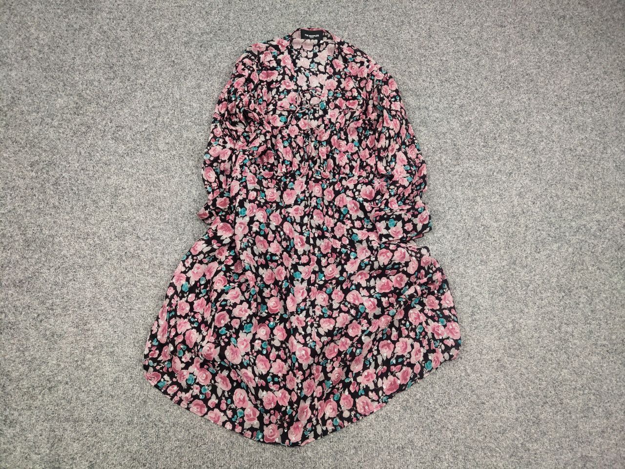The Kooples The Kooples Cherry Blossom Blend Mini Dress Candy Flowers Size M / US 6-8 / IT 42-44 - 3 Thumbnail