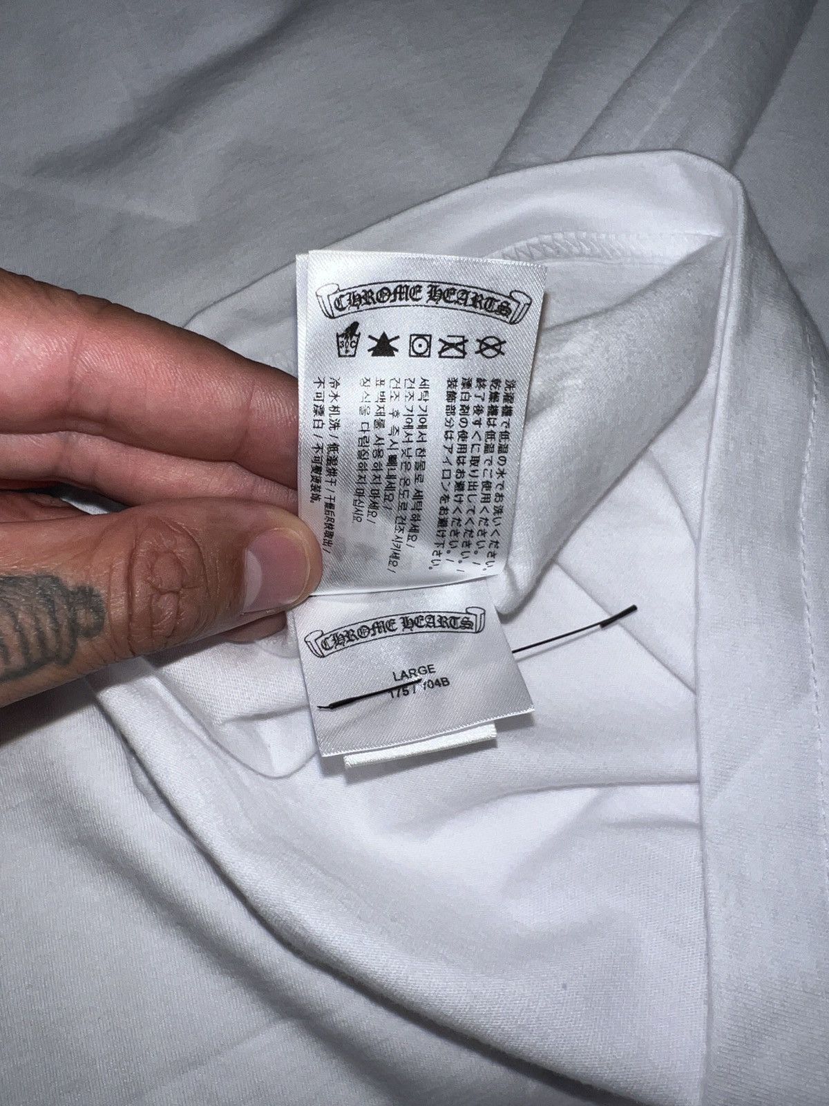 Chrome Hearts Chrome hearts logo t shirt Size US L / EU 52-54 / 3 - 7 Thumbnail