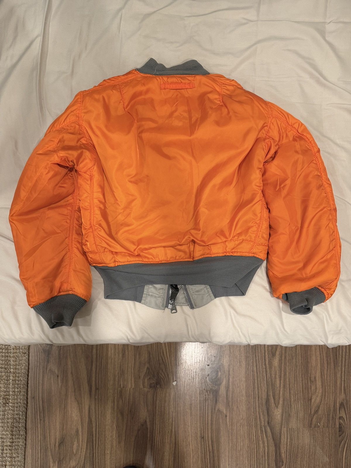 Alpha Industries Vintage 80s Alpha Industries MA1 Bomber Jacket Size US S / EU 44-46 / 1 - 4 Thumbnail