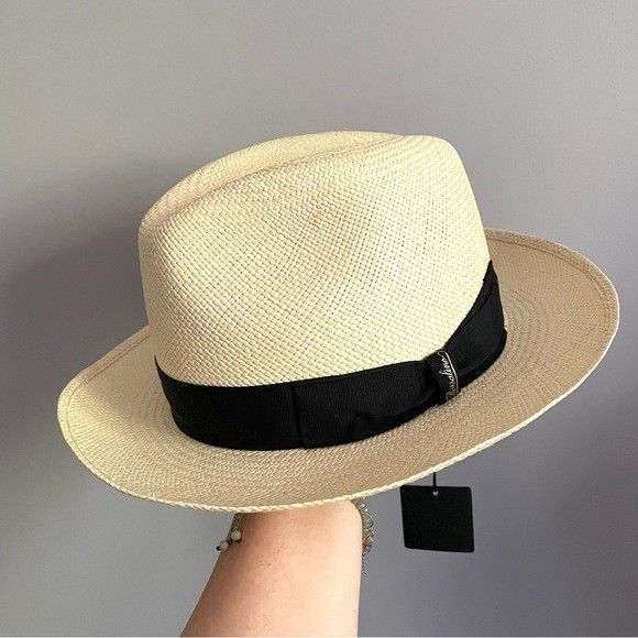 Borsalino Borsalino Straw Panama Hat - made in Italy, NWTs 🇮🇹 Size ONE SIZE - 14 Thumbnail