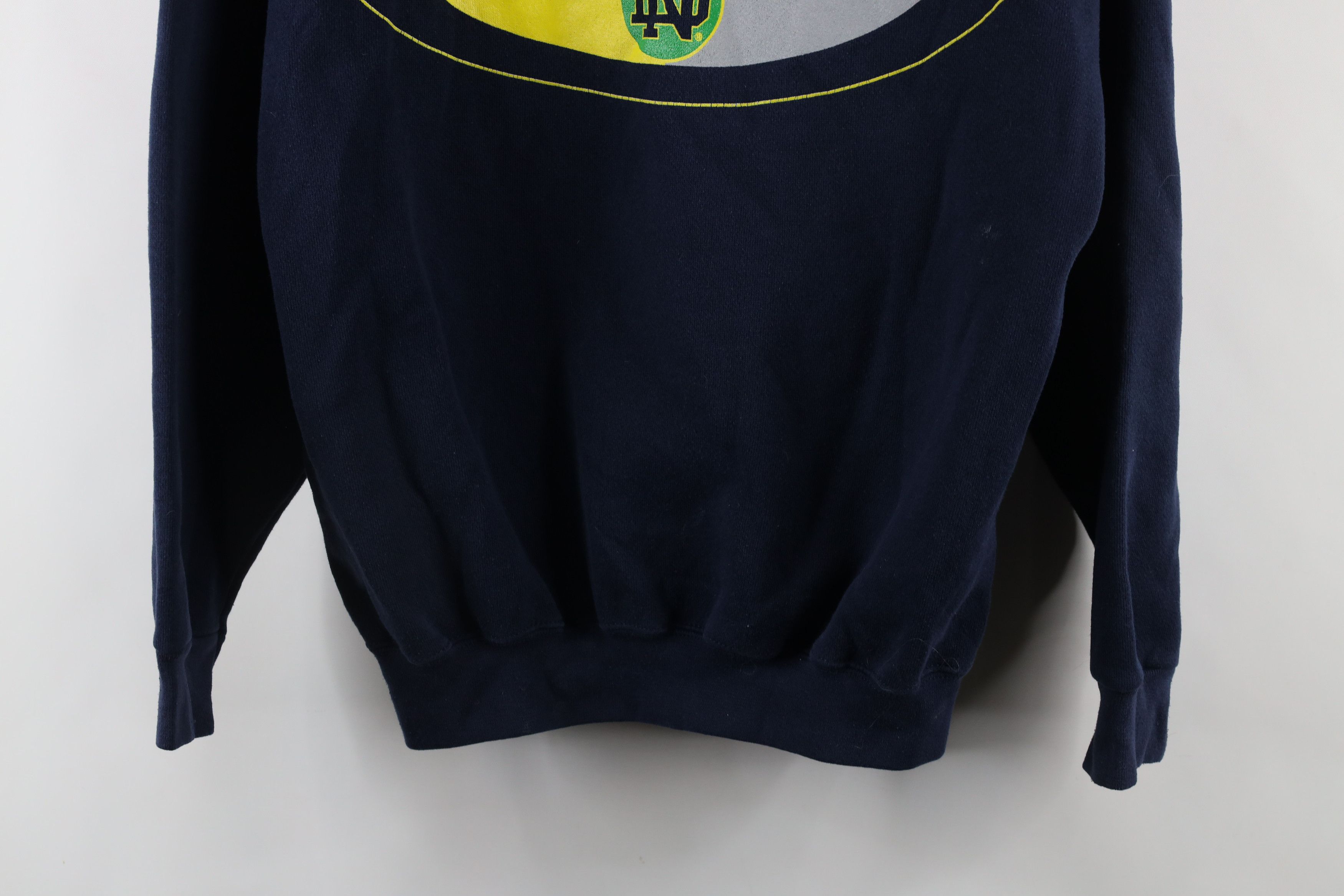 Vintage Vintage 90s Spell Out Notre Dame University Sweatshirt USA Size US L / EU 52-54 / 3 - 3 Thumbnail