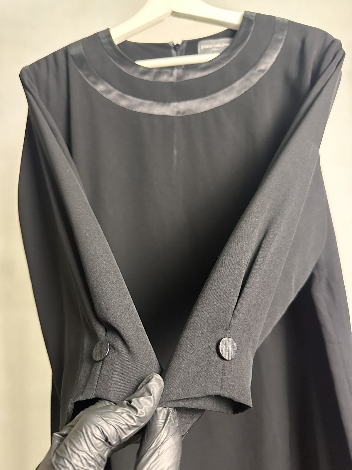 Paco Rabanne Paco Rabbane Satin Metalic Tipped Long Dress Size L / US 10 / IT 46 - 5 Thumbnail