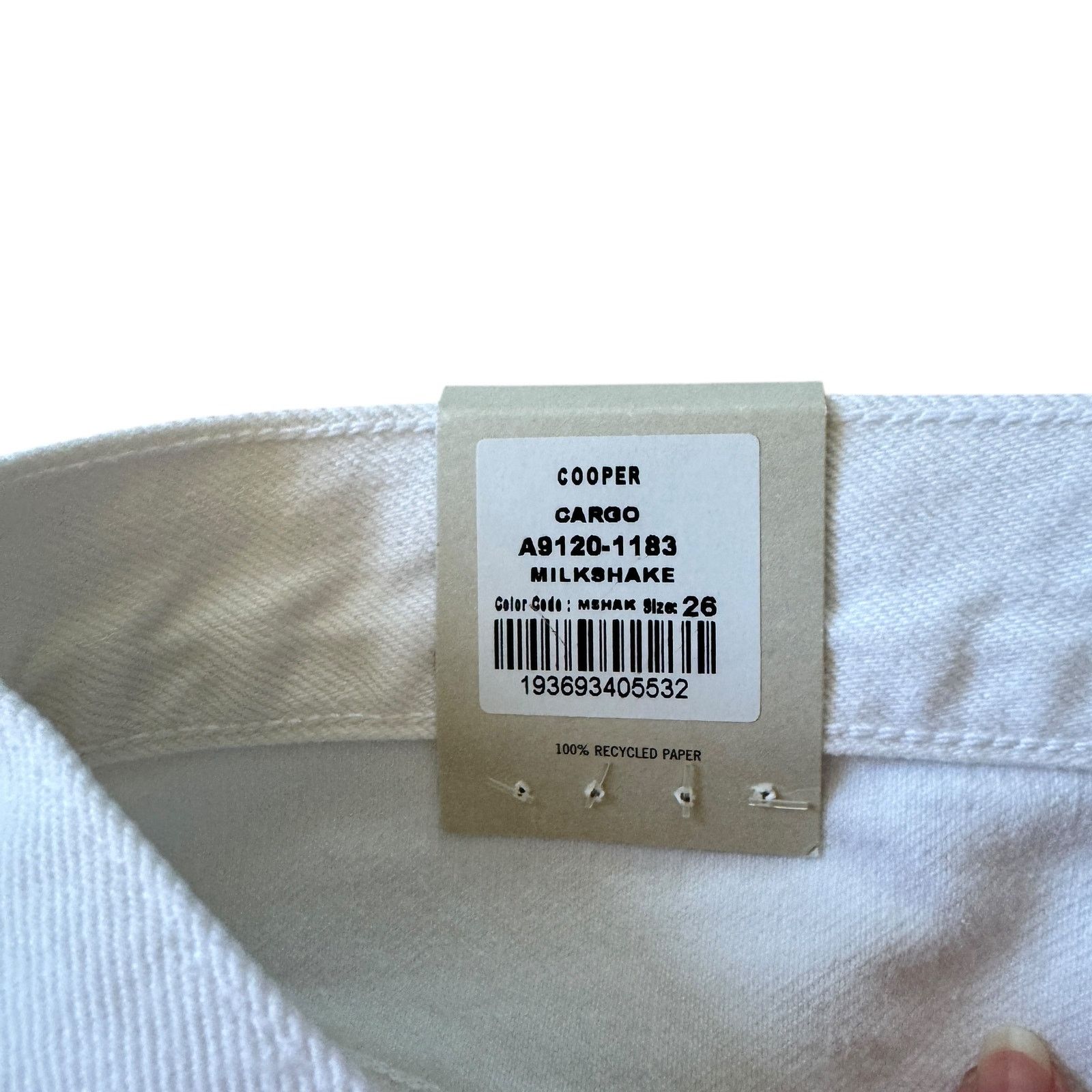 Agolde New with Tags AGOLDE Cooper Cargo Jean Milkshake Wash Size 26" / US 2 / IT 38 - 6 Thumbnail