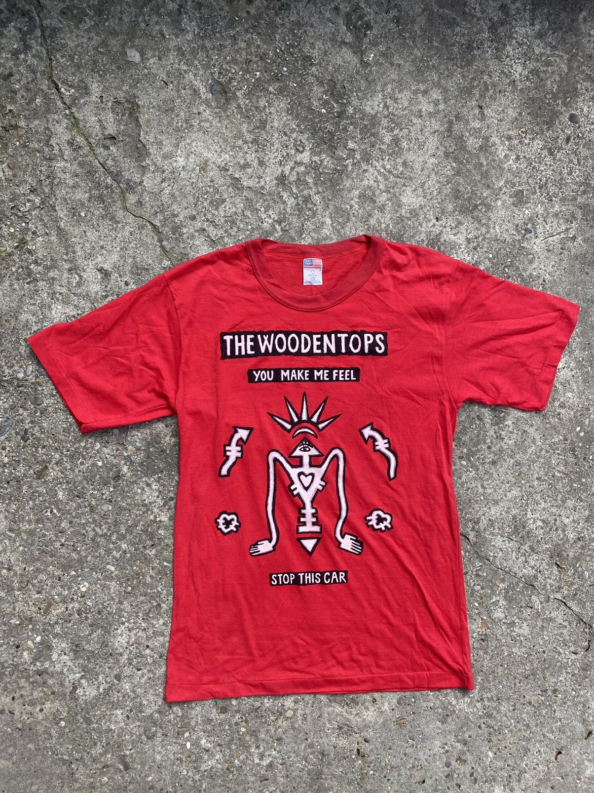 Band Tees × Vintage Vintage Single Stich 90s The Woodentops T-Shirt Size US L / EU 52-54 / 3 - 1 Thumbnail