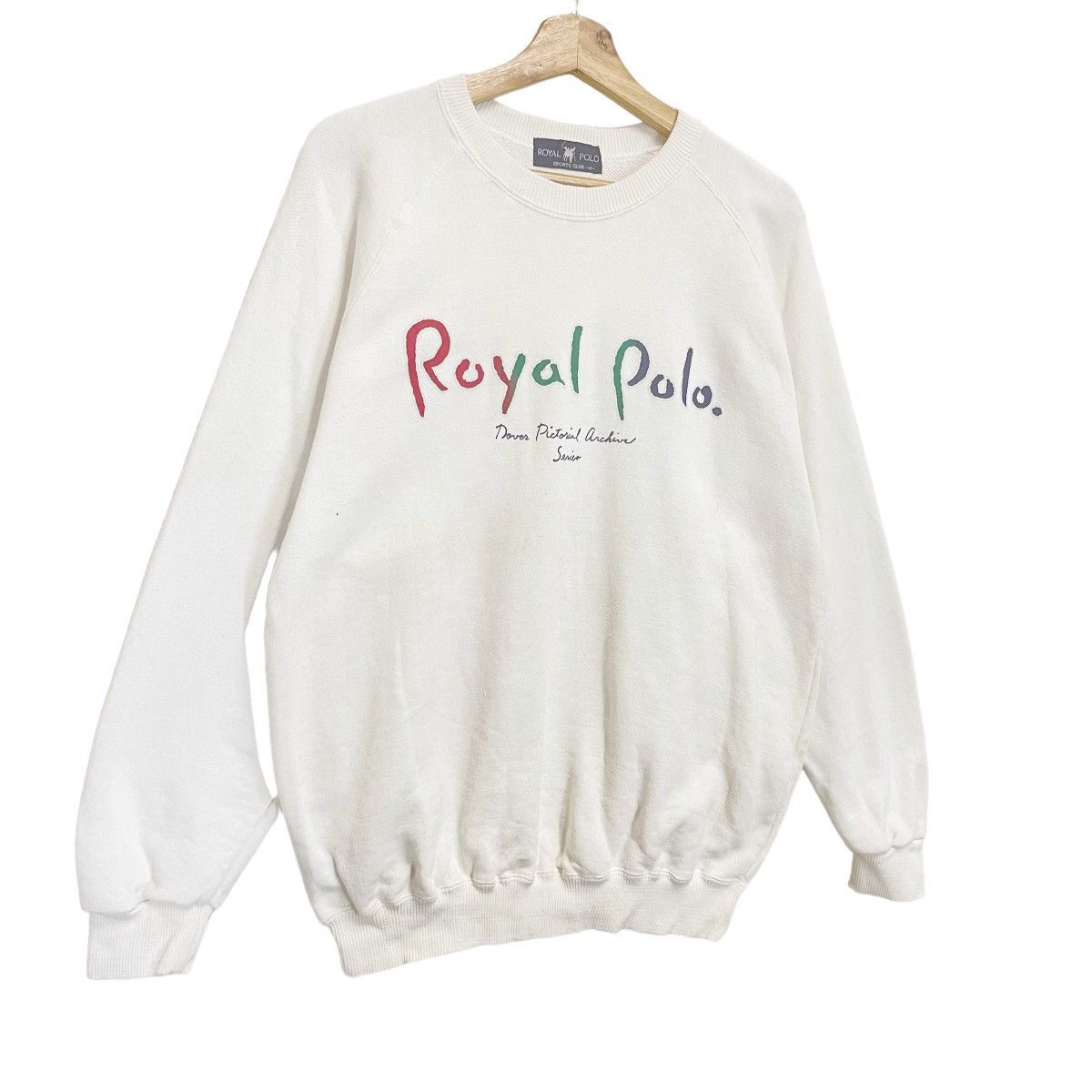 Beverly Hills Polo Club Vtg 90s Royal Polo Sports Club Big Logo Crewneck Sweatshirt Size US M / EU 48-50 / 2 - 2 Thumbnail