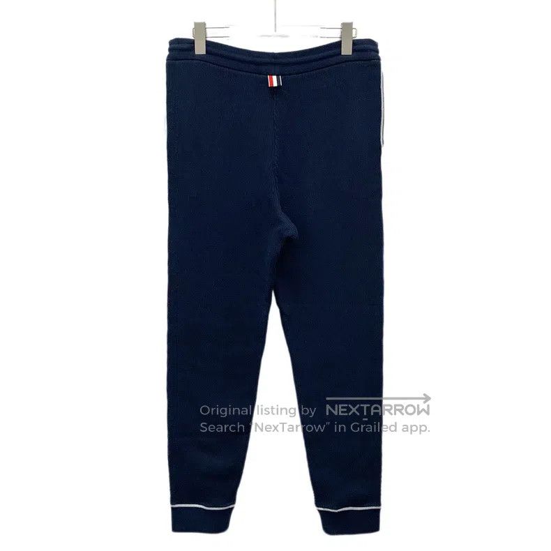 Thom Browne Thom Browne Dark blue cotton drawstring casual sporty long Size US 44 / EU 60 - 2 Thumbnail