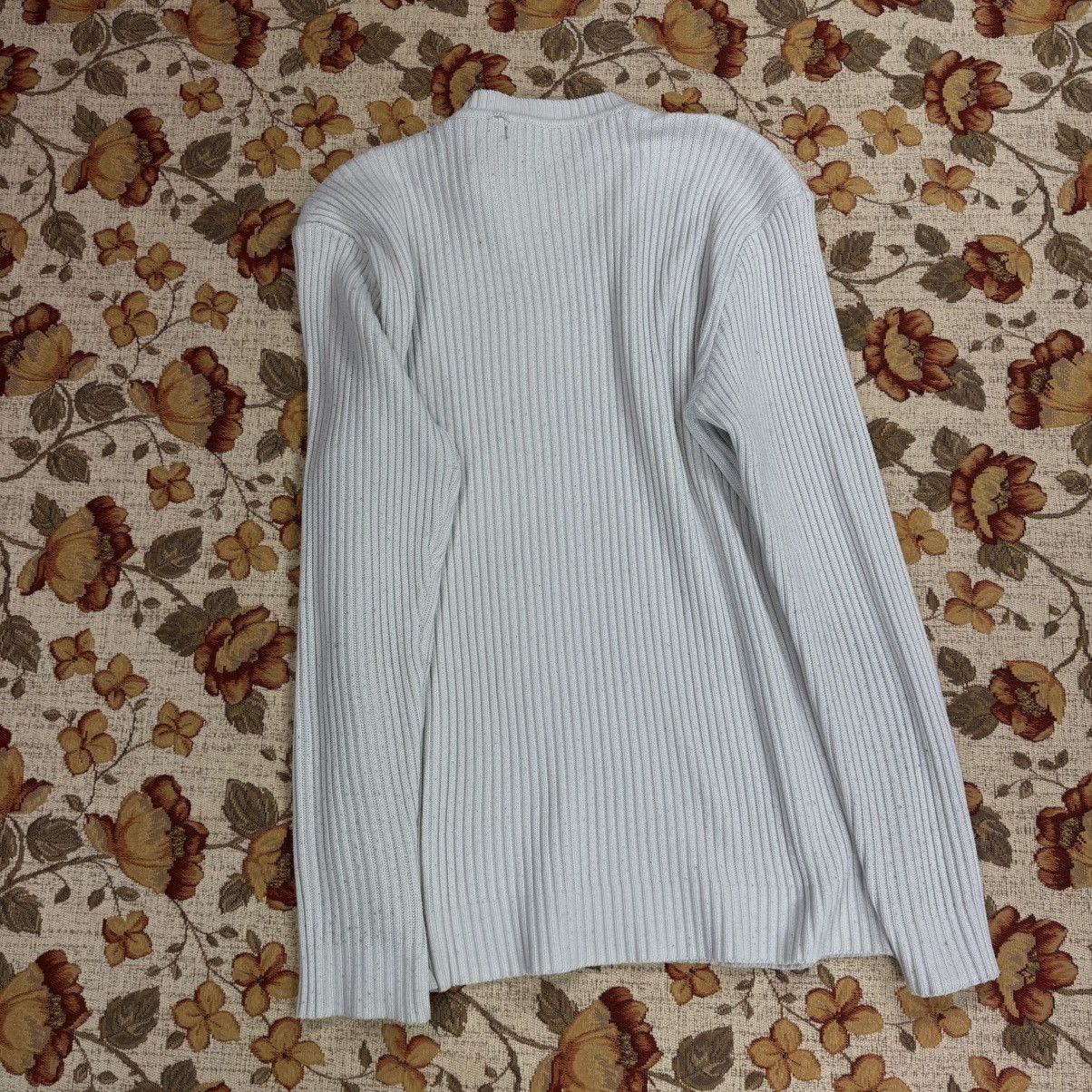 Japanese Brand Japanese Scorpion print 3D Knit White y2k tribal swag drip Size US L / EU 52-54 / 3 - 11 Thumbnail