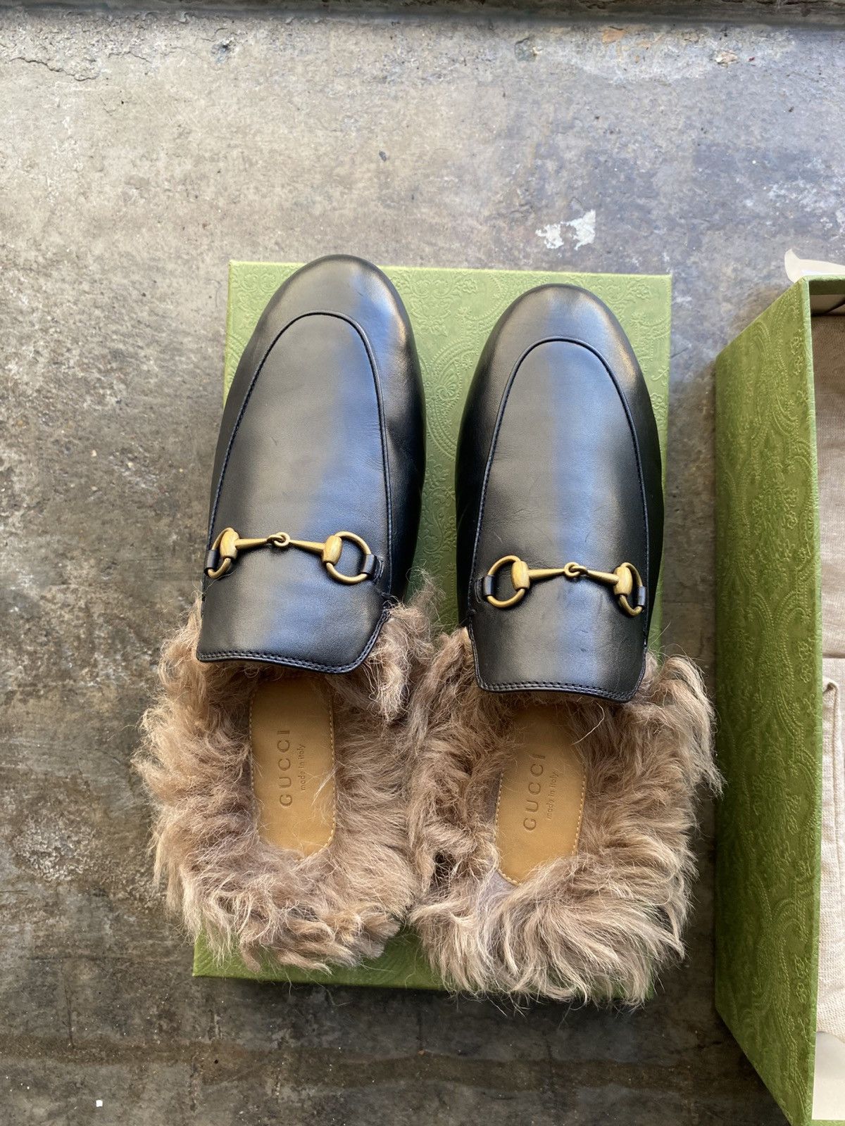 Gucci Gucci Princetown Fur Lined Loafers Size US 9 / IT 39 - 5 Thumbnail