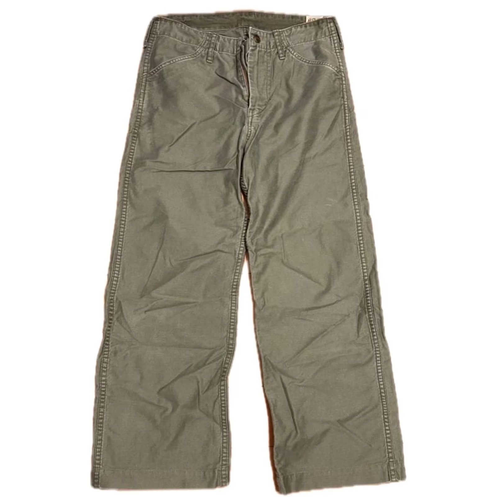Orslow orSlow Work Pants Baker Khaki Made in Japan Men's Size S Size US 29 - 2 Thumbnail