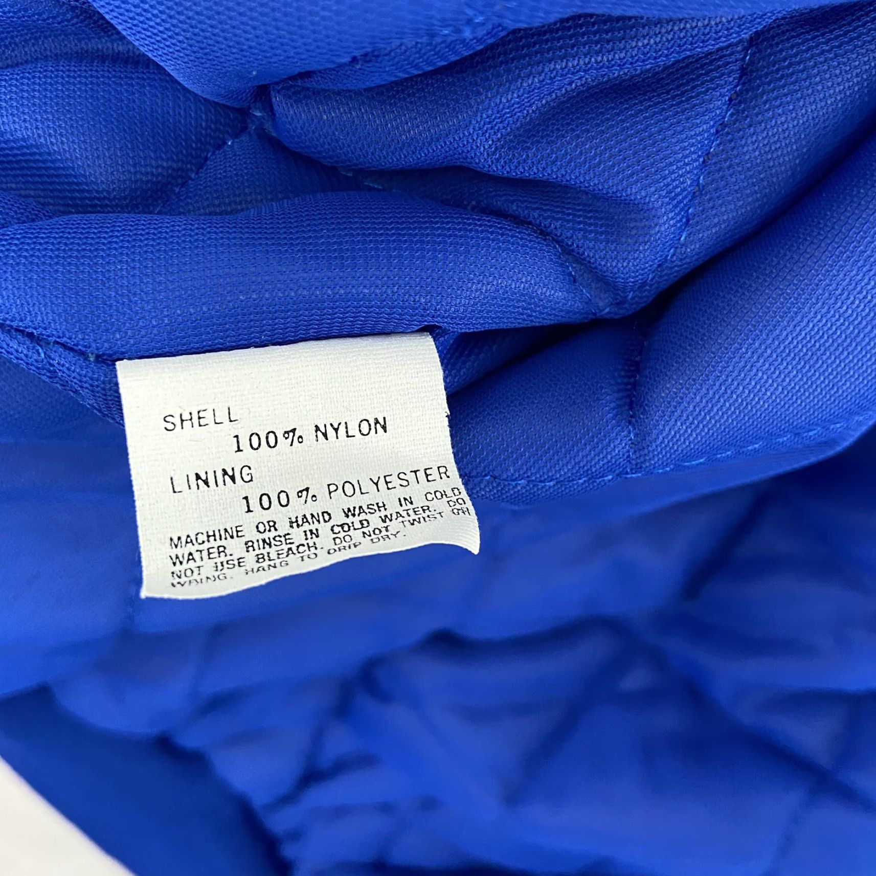 VINTAGE King Louie Bomber Jacket Adult Large Button Snap GTE Blue Union Mens L