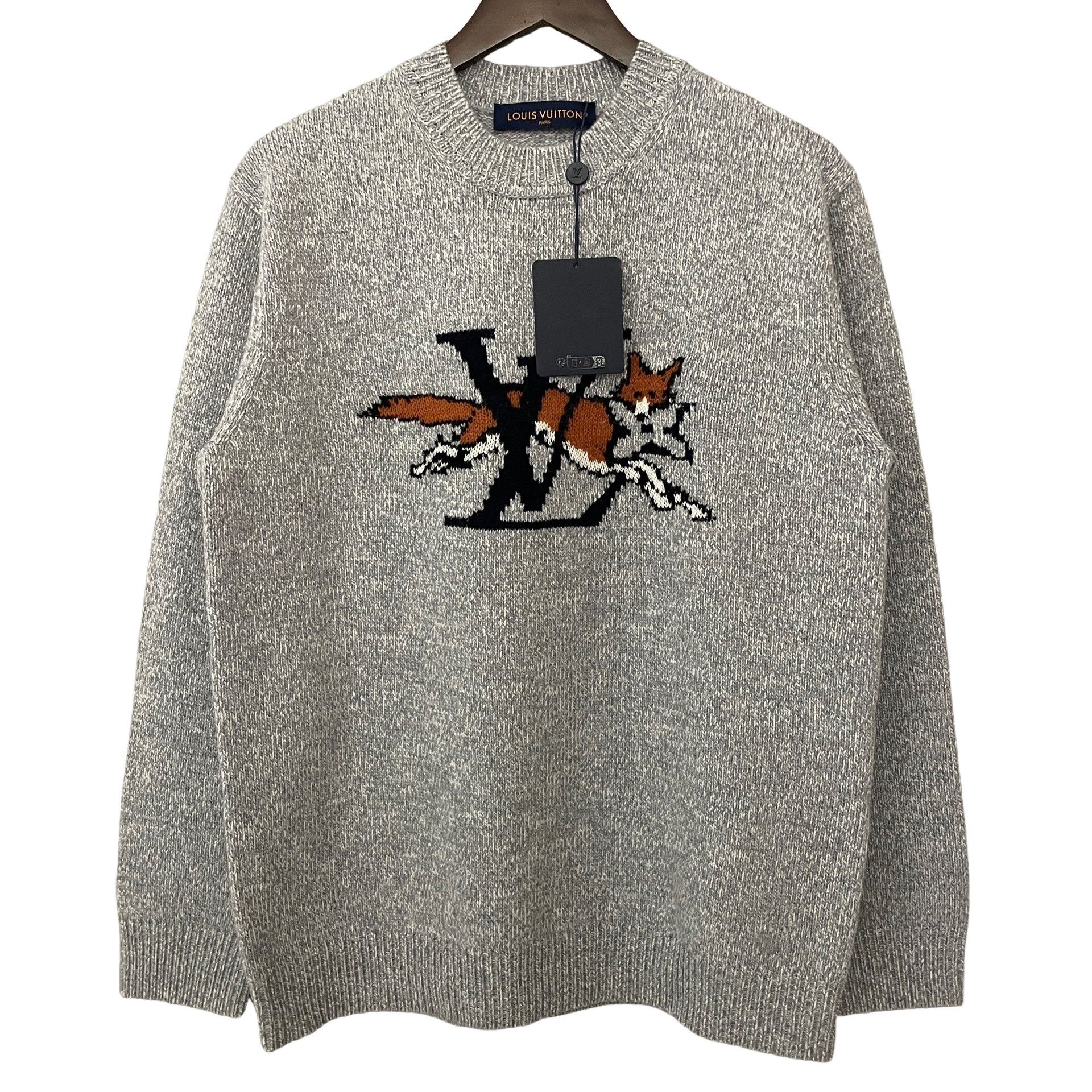 Louis Vuitton Louis Vuitton x Nigo Fox Logo Knit Sweater Size M Size US M / EU 48-50 / 2 - 1 Thumbnail