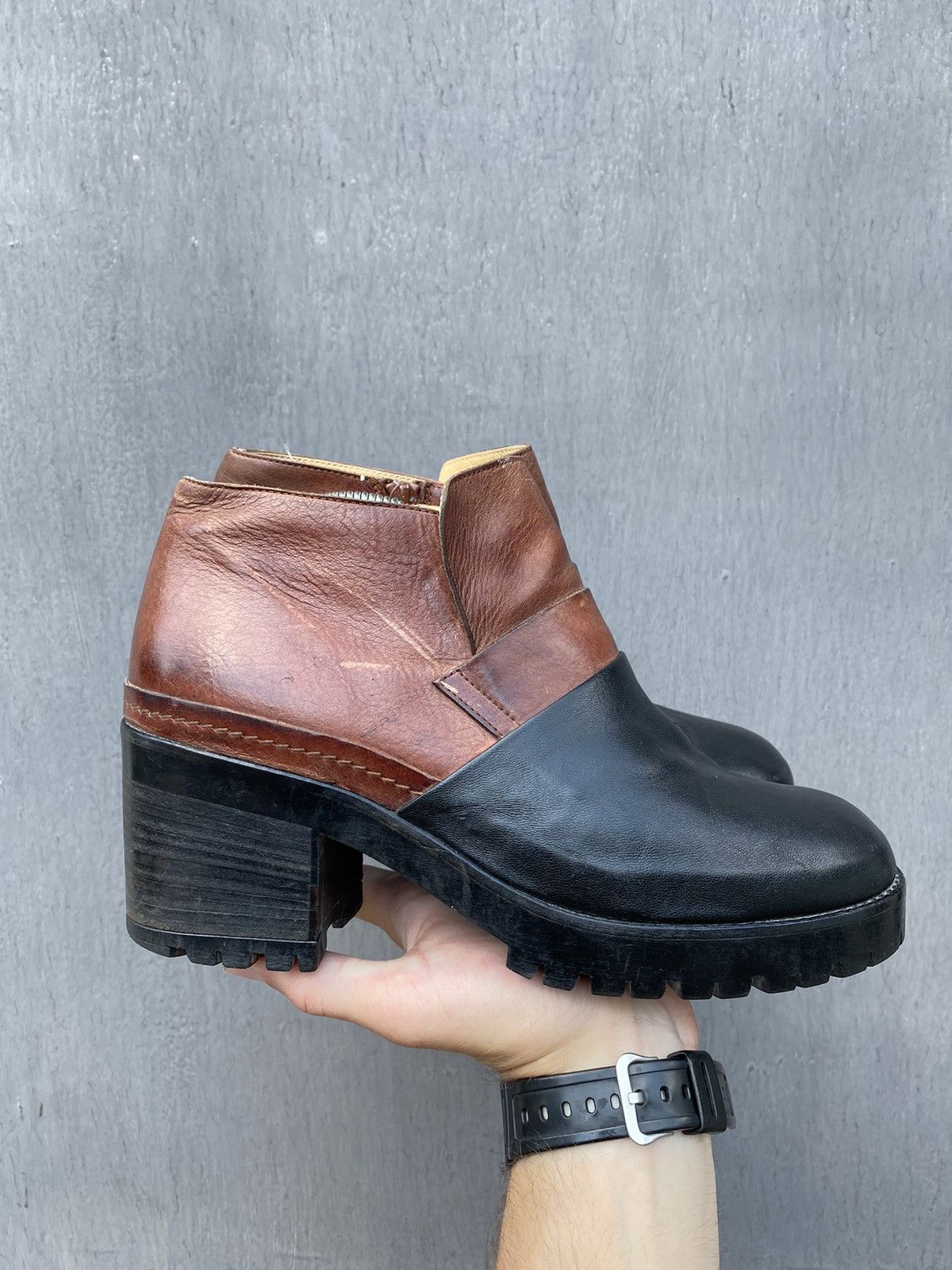 Maison Margiela Maison Martin Margiela MM6 leather ankle Boots size 40 Size US 9 / IT 39 - 2 Thumbnail