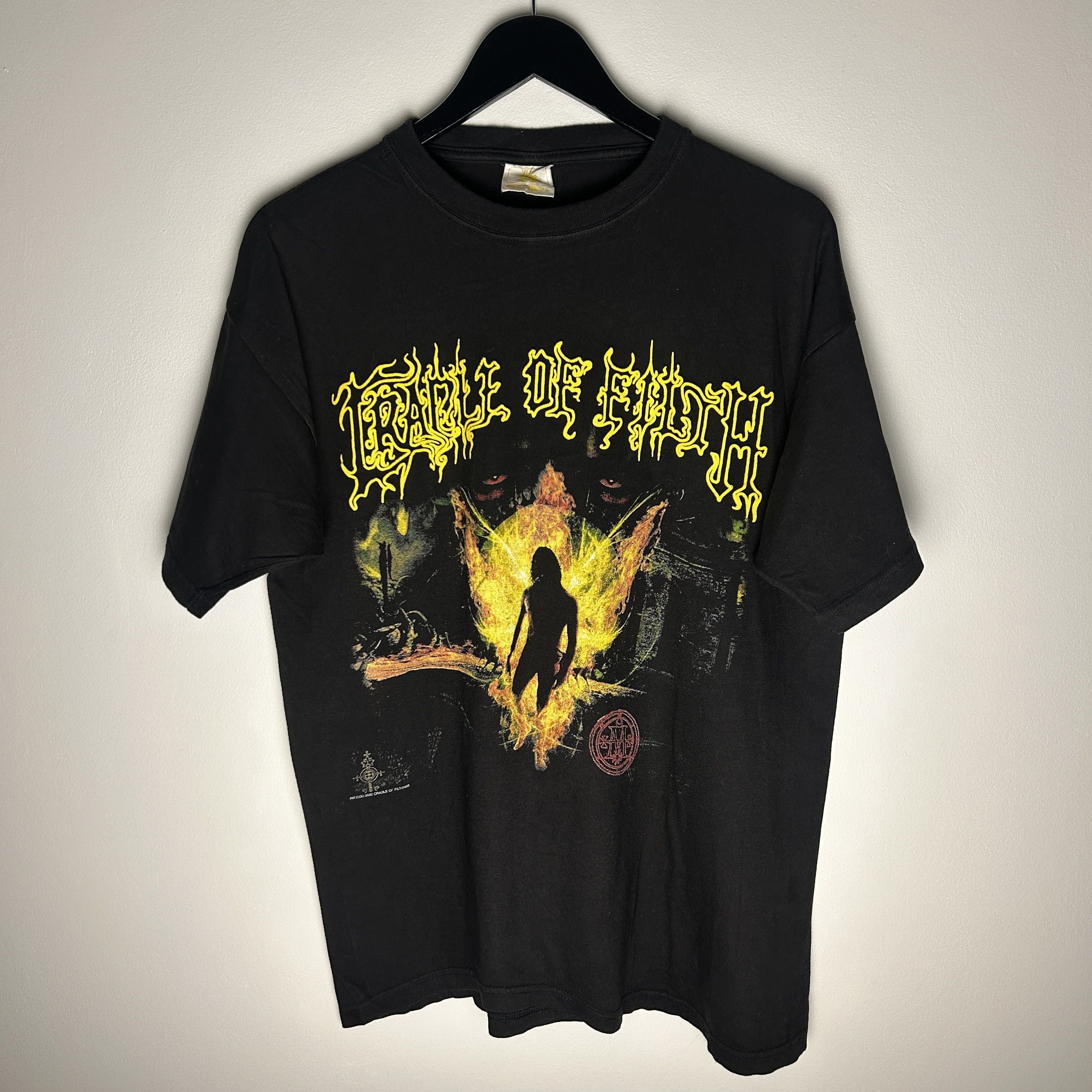 Band Tees × Vintage Vintage 1999 Cradle Of Filth Destroyer Of
