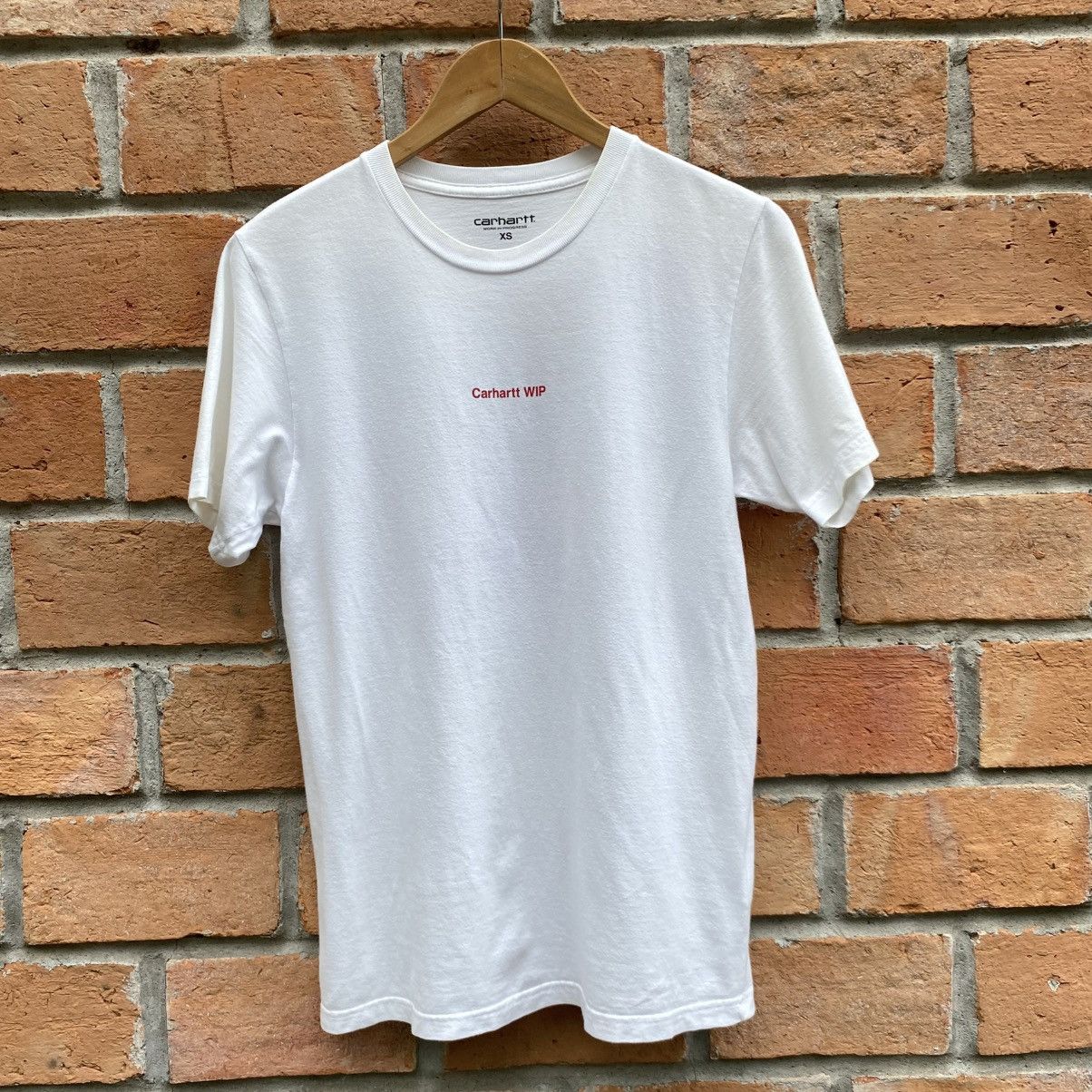 Carhartt Carhartt Wip White Short Sleeve Crewneck T-Shirt Size US XS / EU 42 / 0 - 2 Thumbnail