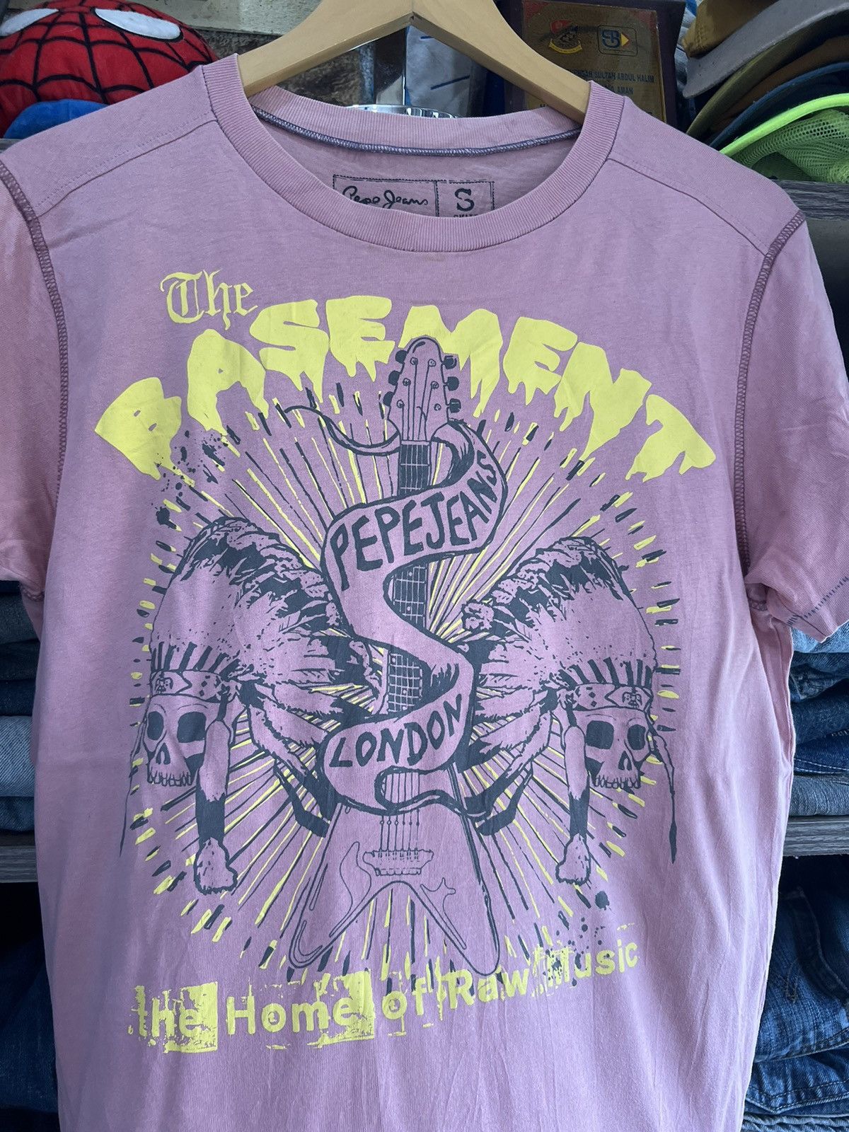 Pepe Jeans 🔥Pepe Jeans The Home of Raw Music Tee Size US S / EU 44-46 / 1 - 7 Thumbnail
