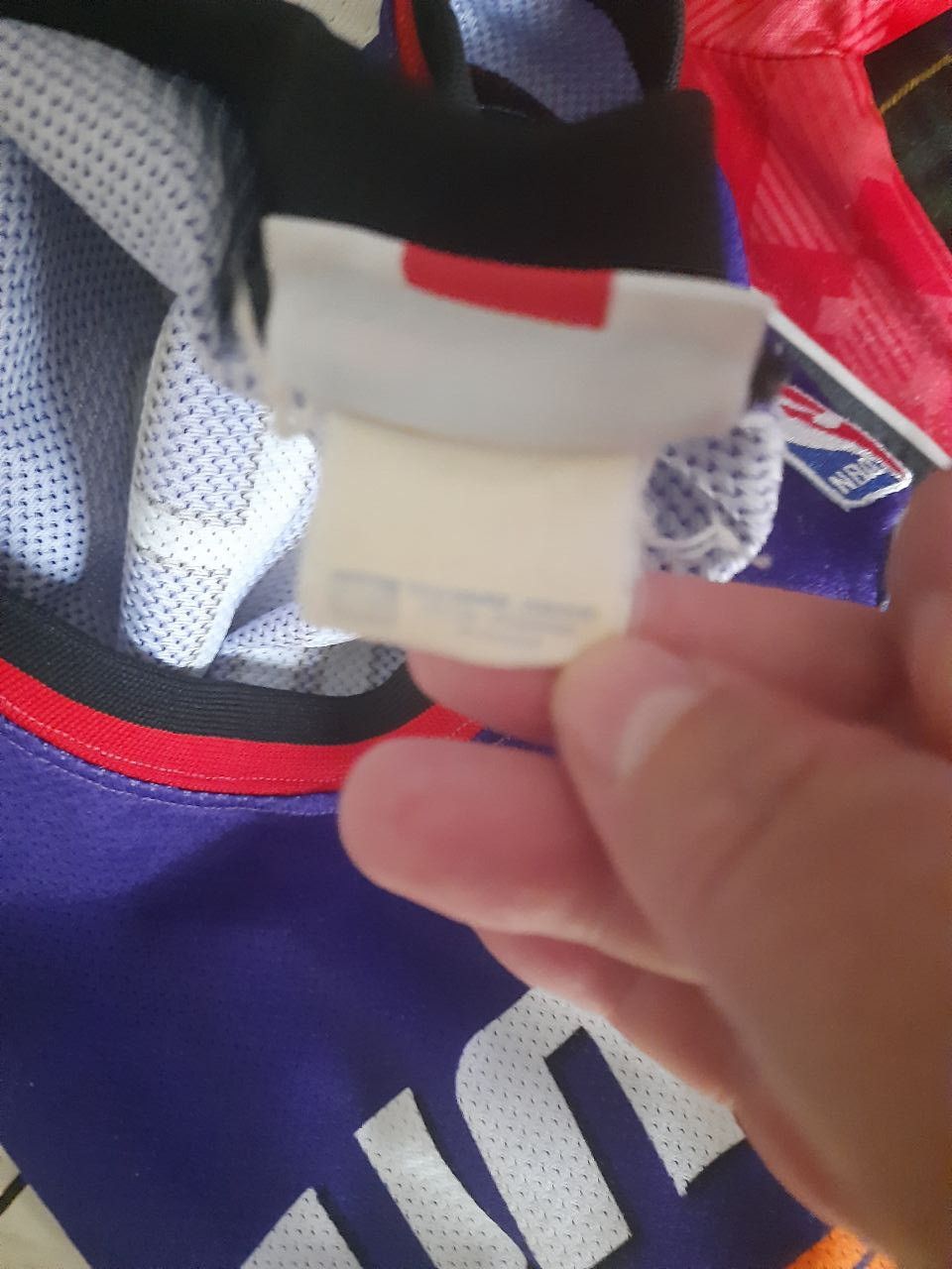 Champion × NBA Champion Phoenix Suns NBA Jersey 7 K.Johnson 90's Size US L / EU 52-54 / 3 - 13 Thumbnail