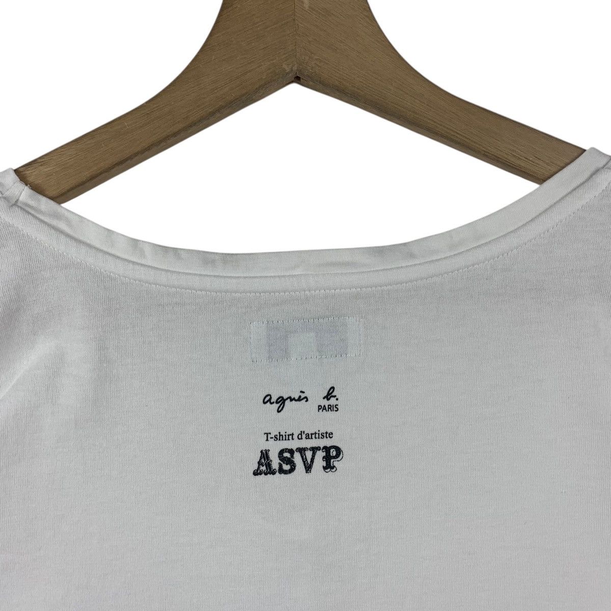 Designer × agnes b. AGNES B tshirt d artiste asvp art printed women tee Size S / US 4 / IT 40 - 9 Thumbnail