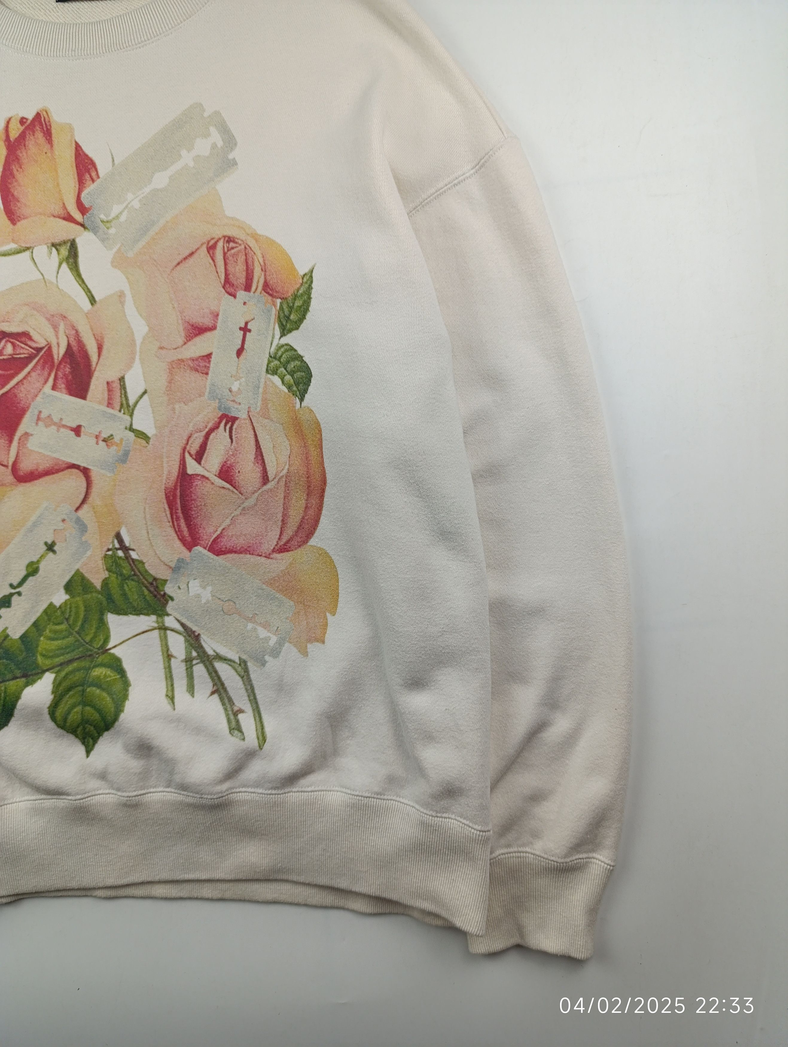 Undercover Undercover off-white rose and razor blade sweatshirt Size US S / EU 44-46 / 1 - 4 Thumbnail