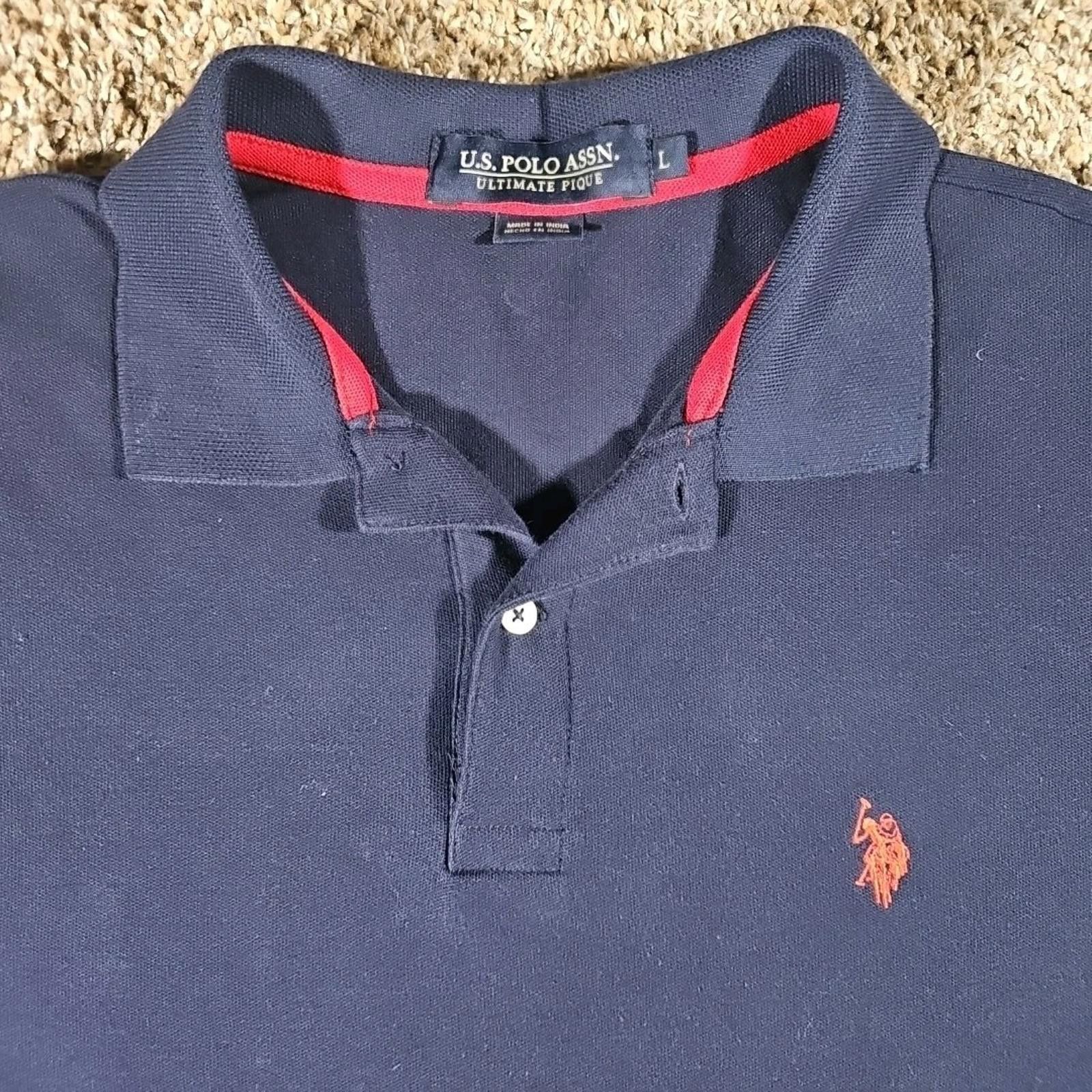 U.S. Polo Assn. U.S. POLO Assn Blue Polo Shirt Large Size US L / EU 52-54 / 3 - 2 Thumbnail