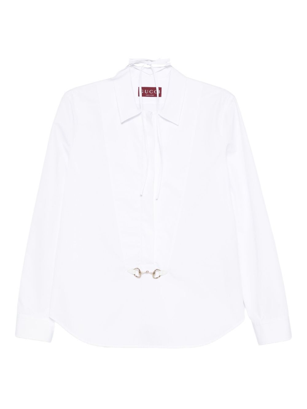 Gucci HORSEBIT COTTON SHIRT Size S / US 4 / IT 40 - 1 Thumbnail