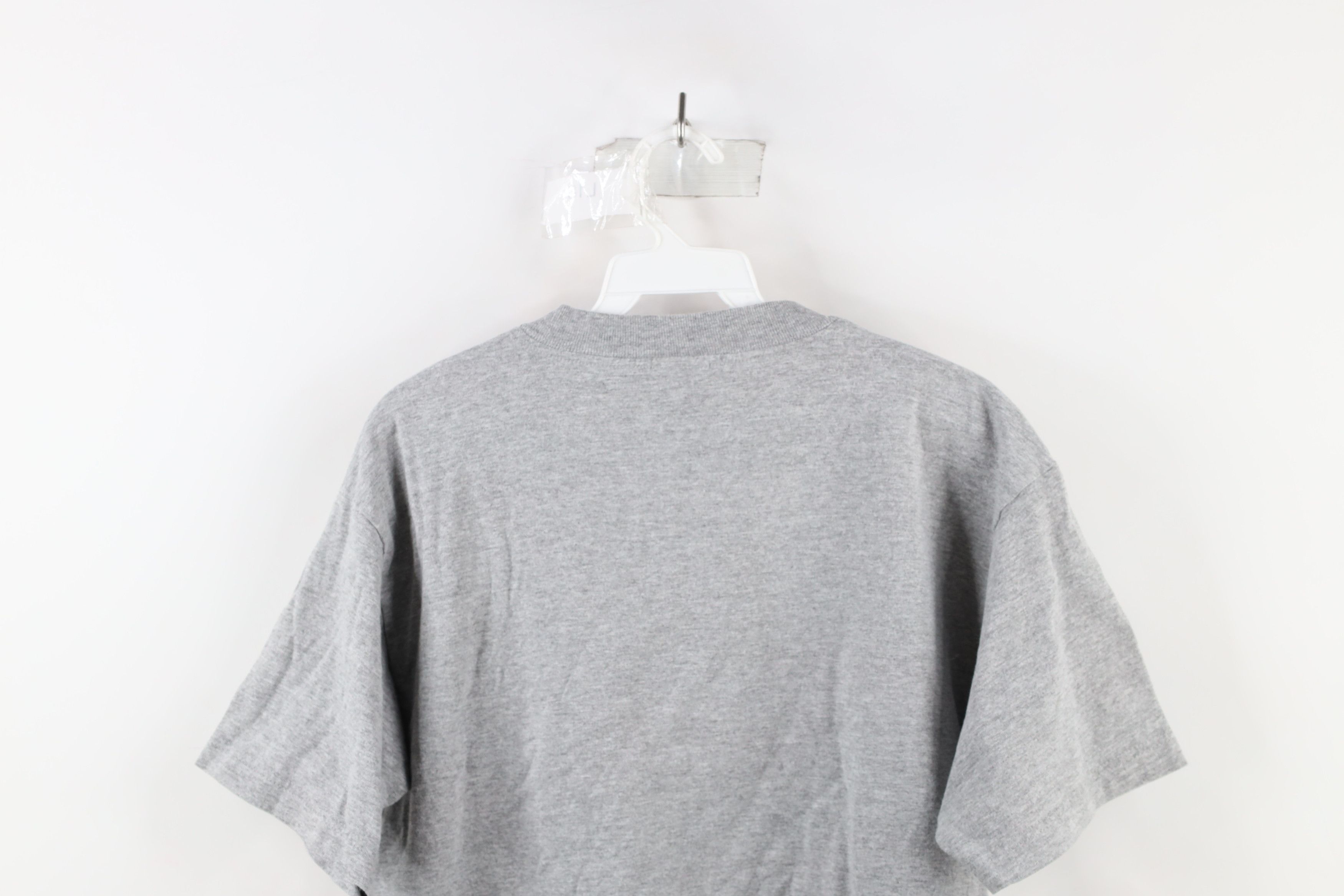 Vintage Vintage 90s Michigan State University Hockey T-Shirt Gray Size US M / EU 48-50 / 2 - 7 Thumbnail