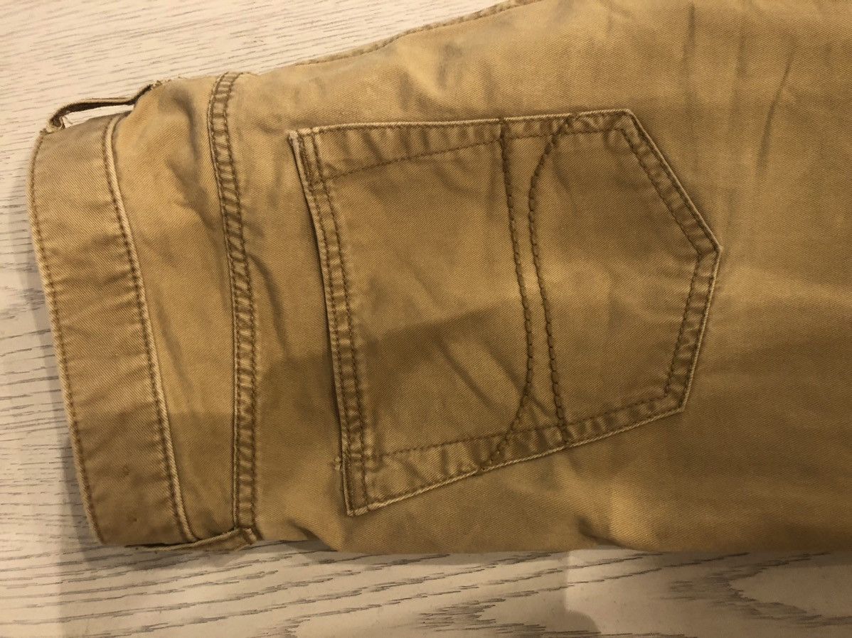 Hollister Hollister Beige Tan Mens Khaki Pants Slim Fit Size 33 X 32 Size US 33 - 4 Thumbnail