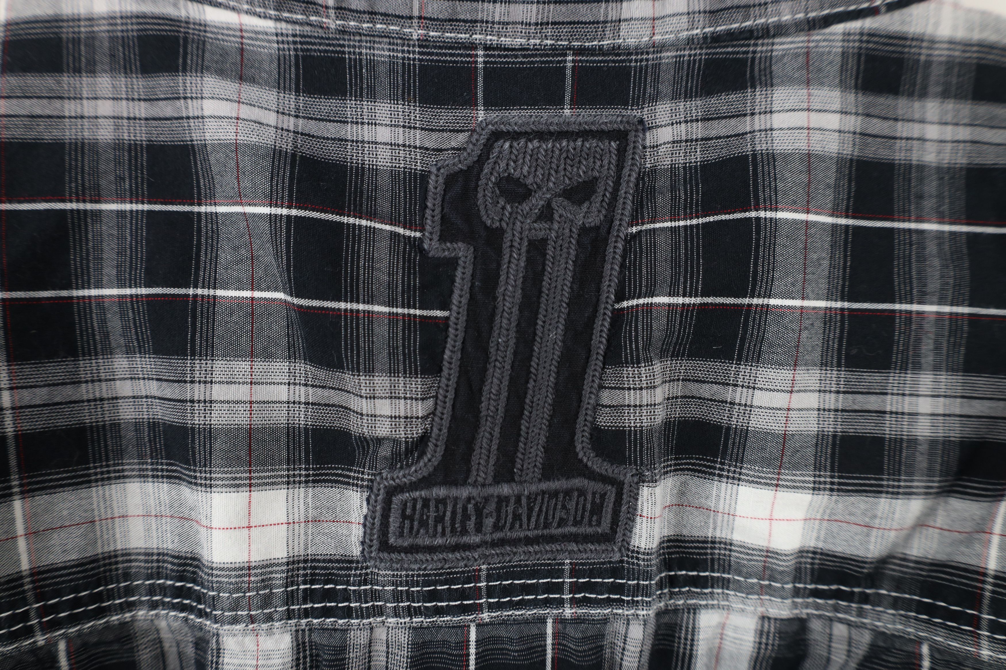 Harley Davidson × Vintage Vintage Harley Davidson Short Sleeve Collared Button Shirt Size US XXL / EU 58 / 5 - 9 Thumbnail