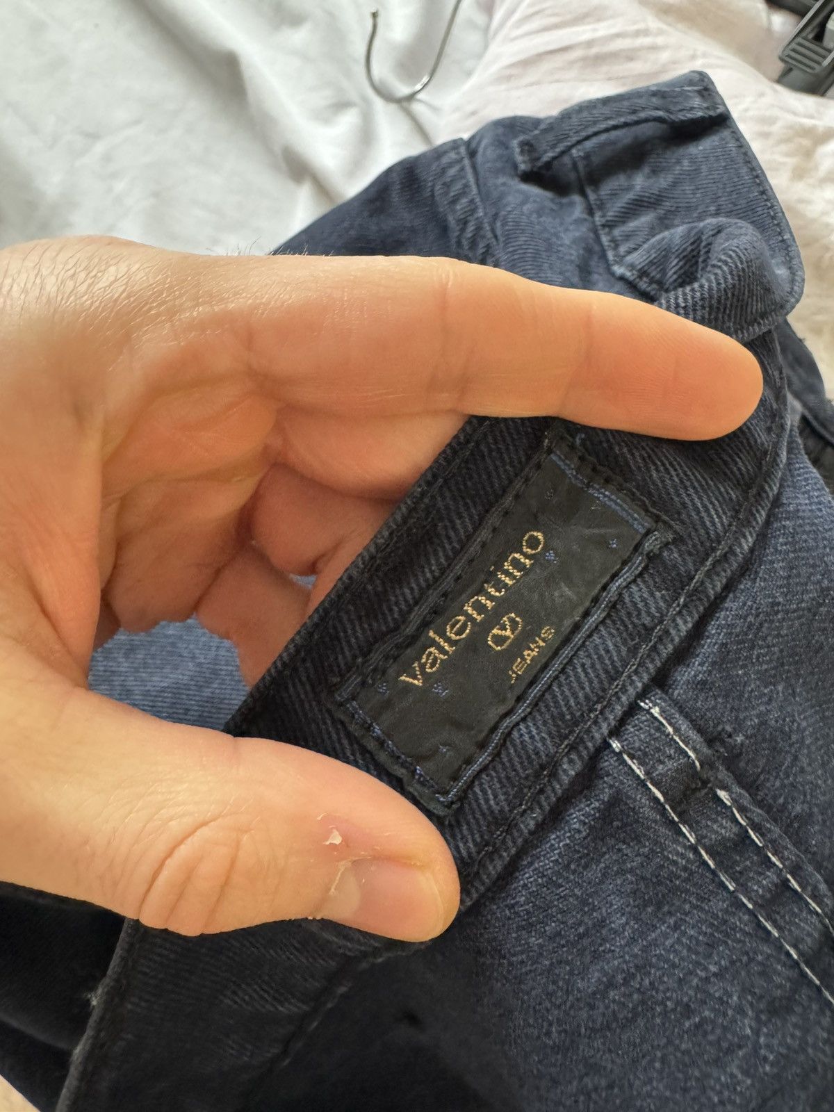 Valentino Vintage VALENTINO Jeans Denim 90s Classic Blue Pant Luxury Size US 32 / EU 48 - 5 Thumbnail