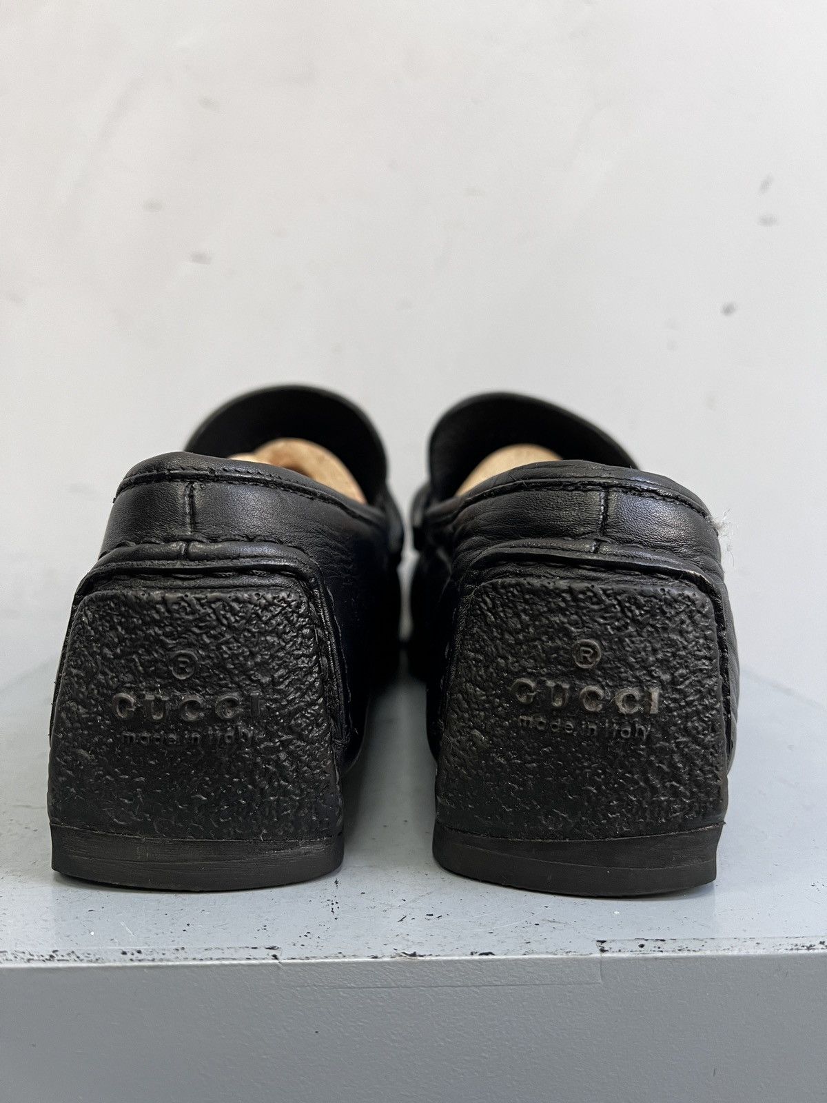 Gucci Gucci black leather loafers luxury classic designer style Size US 8.5 / EU 41-42 - 7 Thumbnail