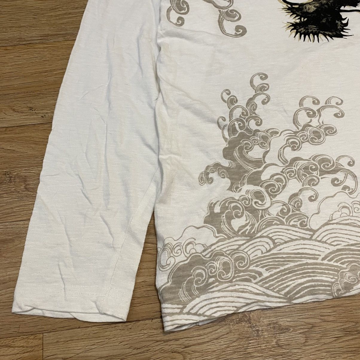 Japanese Brand 2000s KU Tee Style Sukajan Long Sleeve Tshirt Size US L / EU 52-54 / 3 - 6 Thumbnail