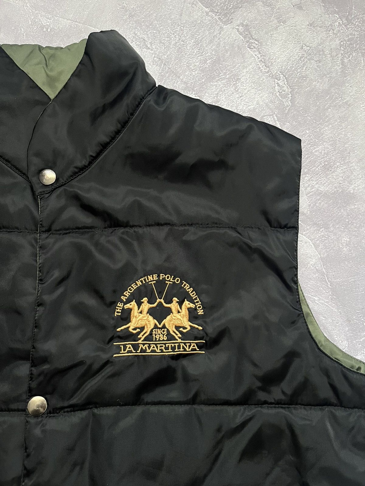 La Martina Vintage La Martina Swiss Polo Official Vest Jacket Black Size US L / EU 52-54 / 3 - 4 Thumbnail