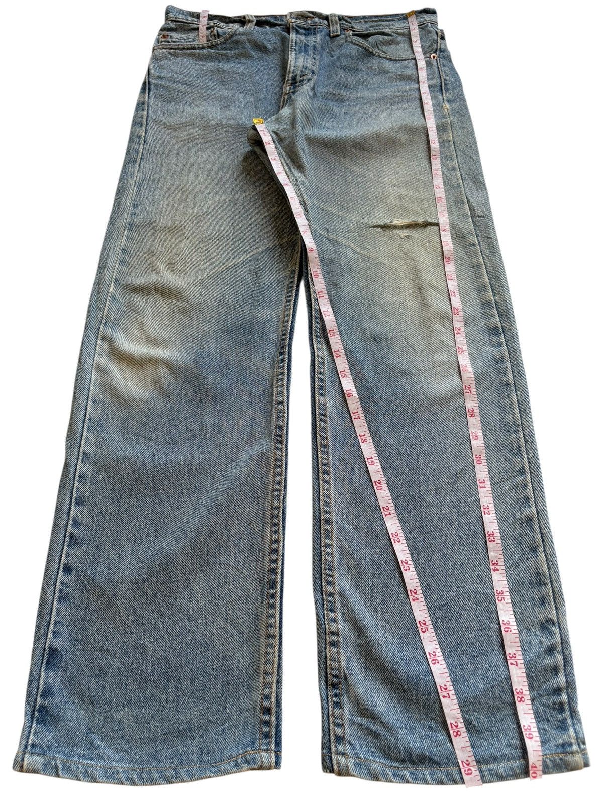 Levi's Vintage 90s Levis 505 Mud Wash Distressed Jeans Size US 33 - 13 Thumbnail