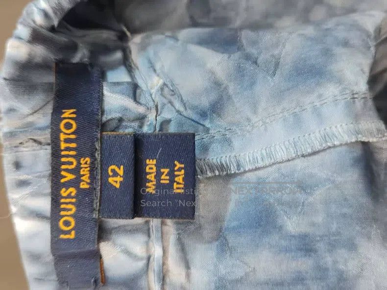 Louis Vuitton Louis Vuitton Blue tie-dye full print shorts Size 41" - 3 Thumbnail