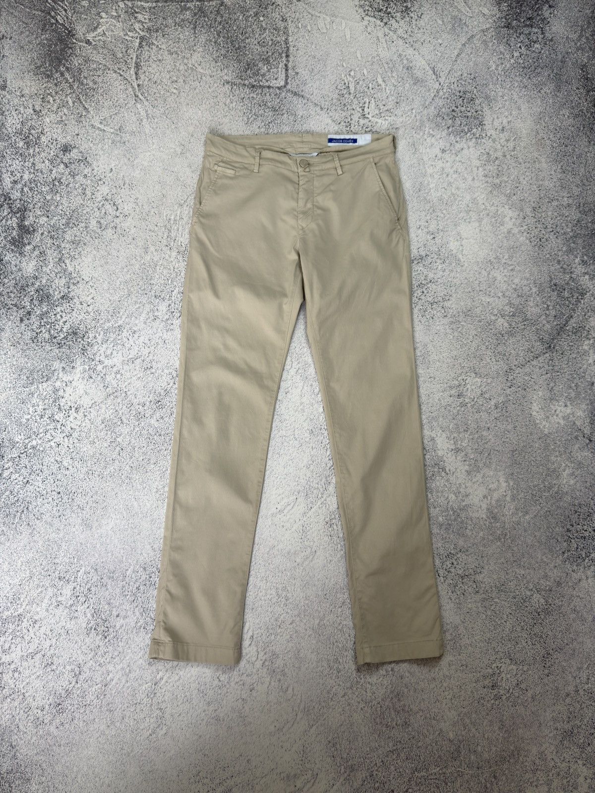 Jacob Cohen Jacob Cohen Made in Italy Luxury Chinos Slim Trousers Beige Size US 33 - 7 Thumbnail