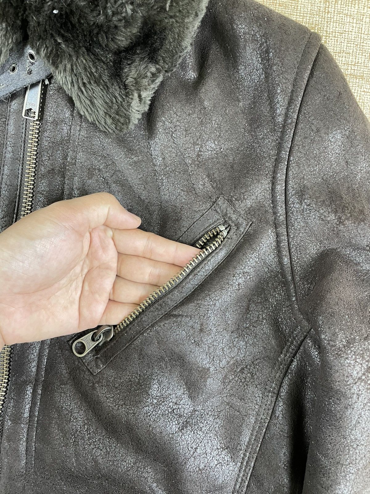 Takeo Kikuchi × Vintage TAKEO KIKUCHI VINTAGE B-3 Style Lined Sherpa Winter Jacket Size US M / EU 48-50 / 2 - 6 Thumbnail