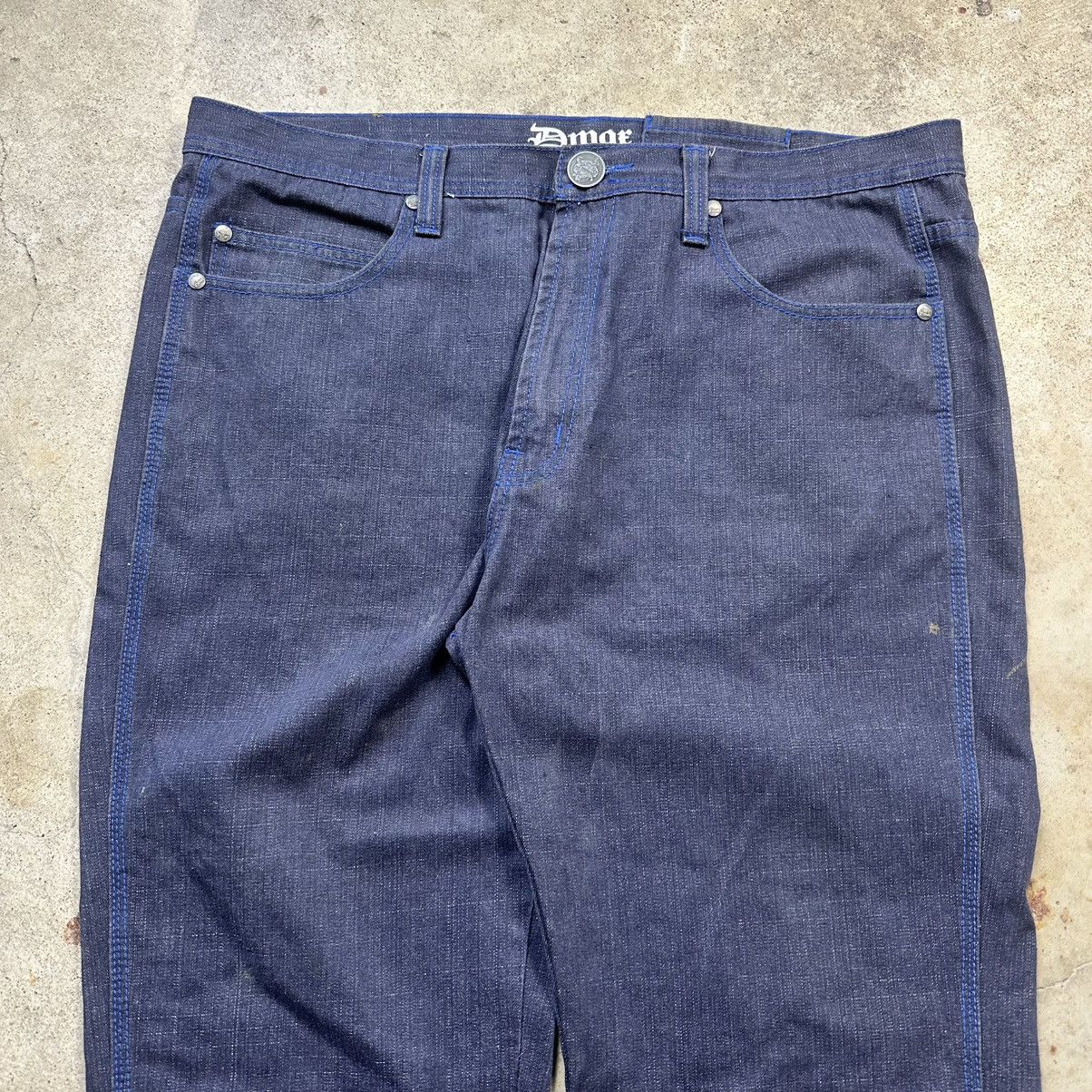 Other Vintage Y2K Baggy Skater DMax Dark Blue Denim Jeans Size 40 Size US 40 / EU 56 - 7 Thumbnail