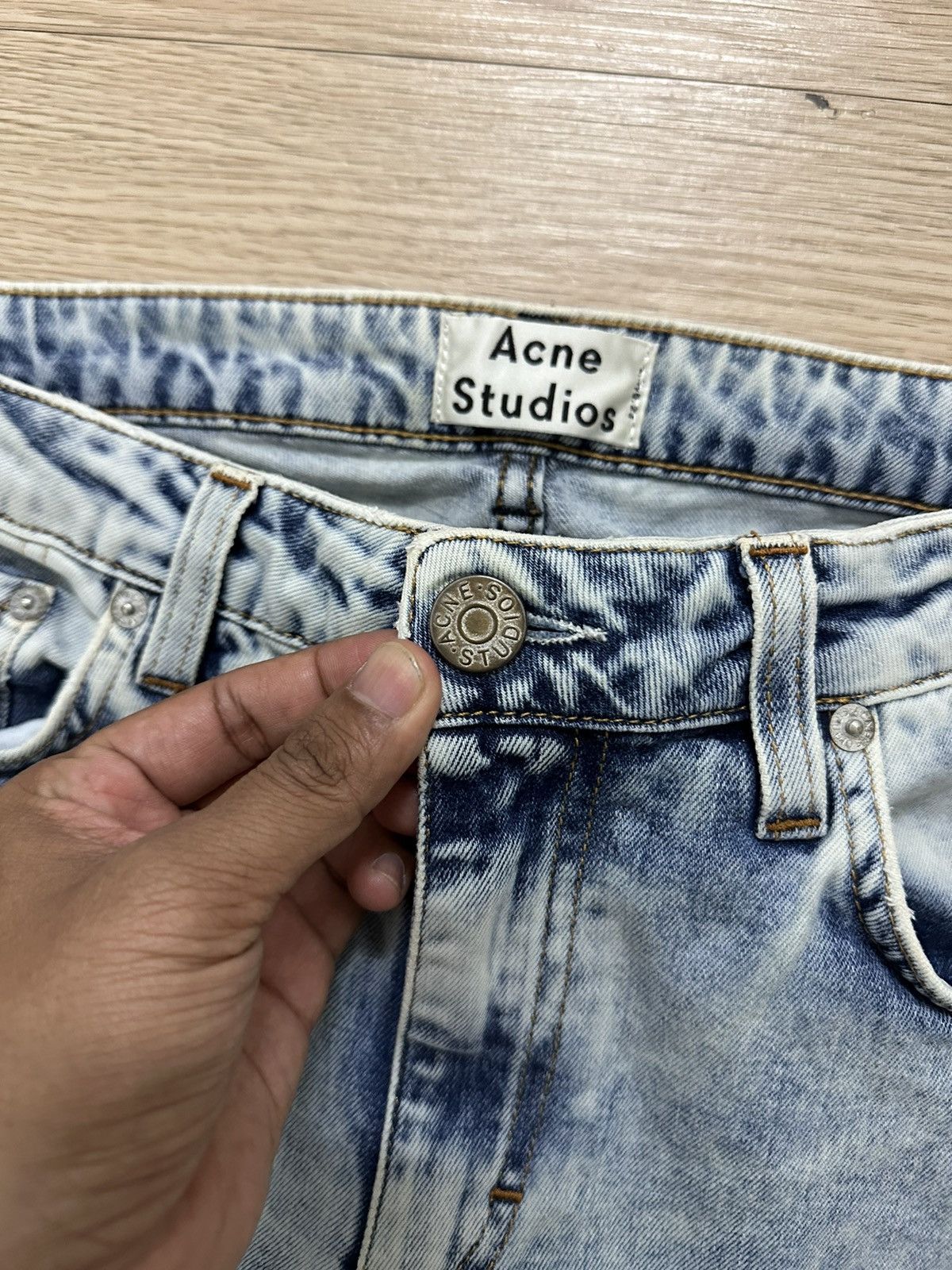 Acne Studios × Designer Beautiful Acne Studios Flex Silver Vint Skinny Jeans Size 26" / US 2 / IT 38 - 7 Thumbnail