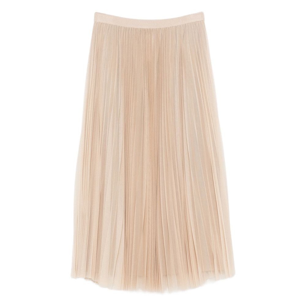 Fabiana Filippi Fabiana Filippi NEUTRALS Skirts - Pleated Skirts Size 28" / US 6 / IT 42 - 1 Thumbnail