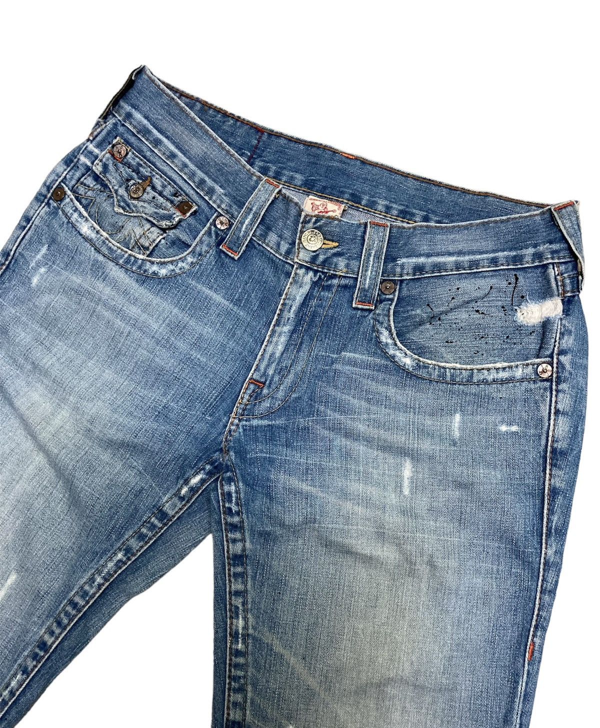 True Religion True Religion Billy Flare Jeans Size 34" / US 12 / IT 48 - 3 Thumbnail