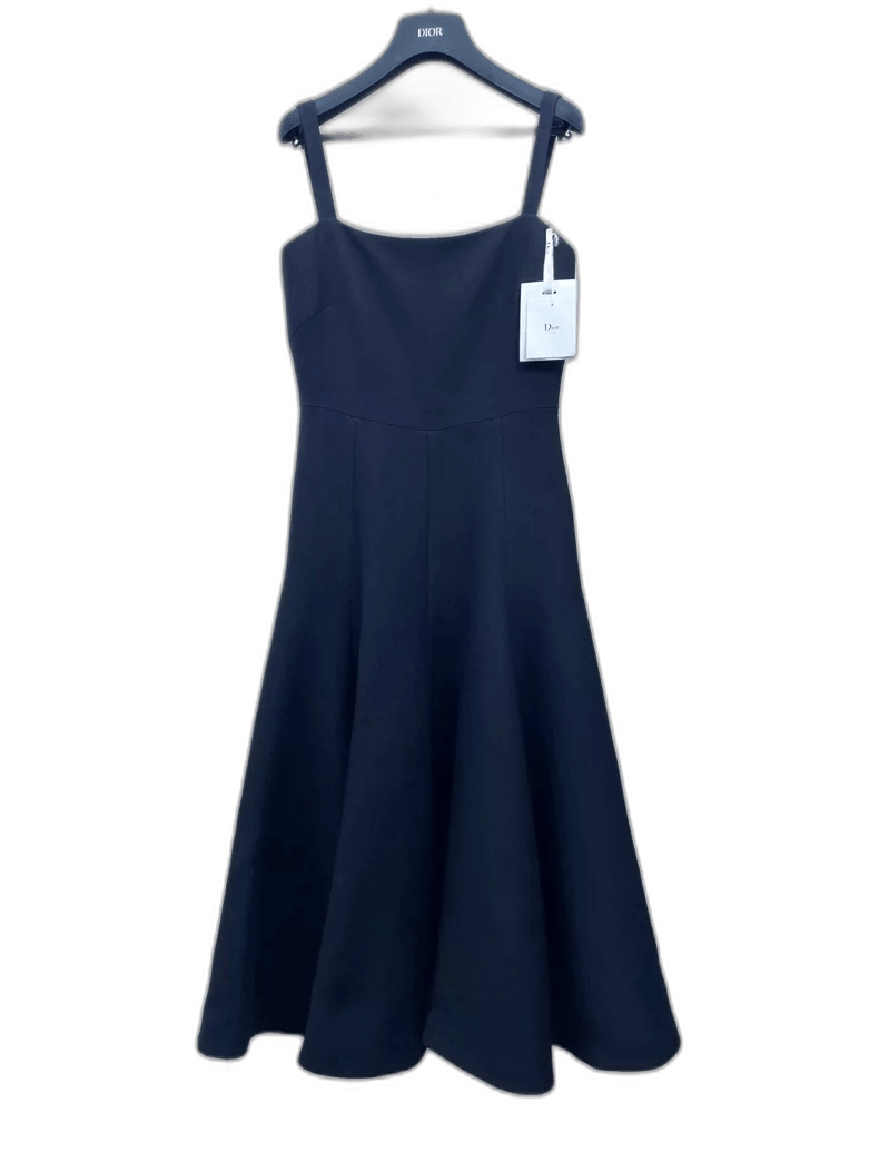 Dior Dior Black Spaghetti Strap Dress-2505 Size M / US 6-8 / IT 42-44 - 1 Thumbnail