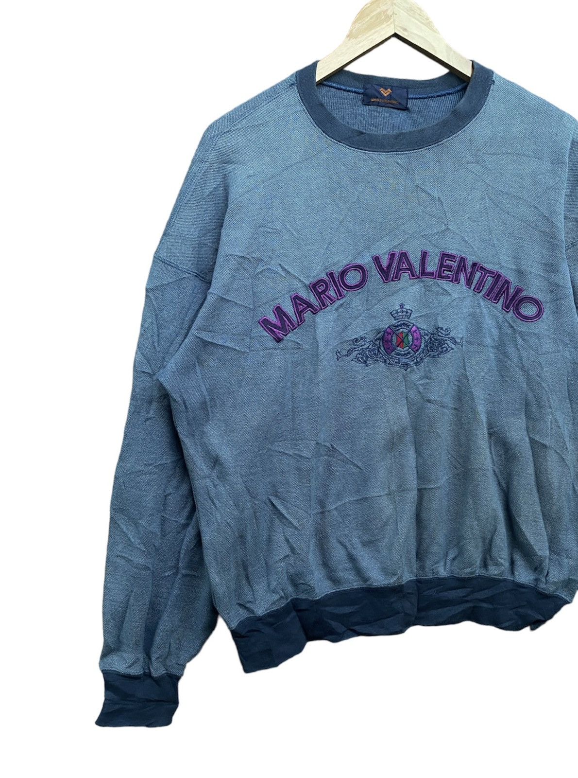 Mario Valentino × Vintage Vintage Mario Valentino Spellout Big Logo Size US M / EU 48-50 / 2 - 2 Thumbnail