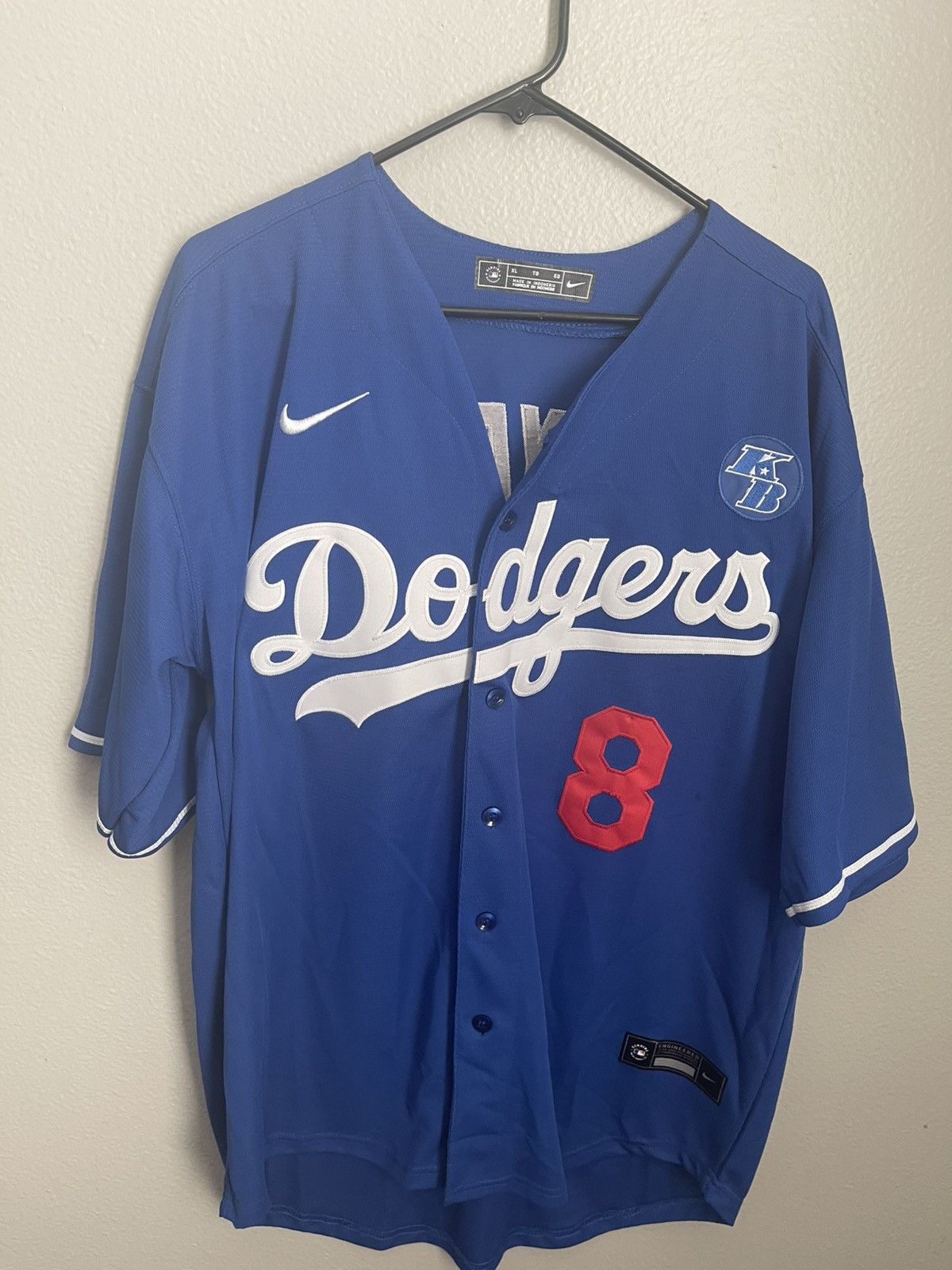 Nike Kobe Bryant Dodgers Jersrey Size US XL / EU 56 / 4 - 2 Thumbnail