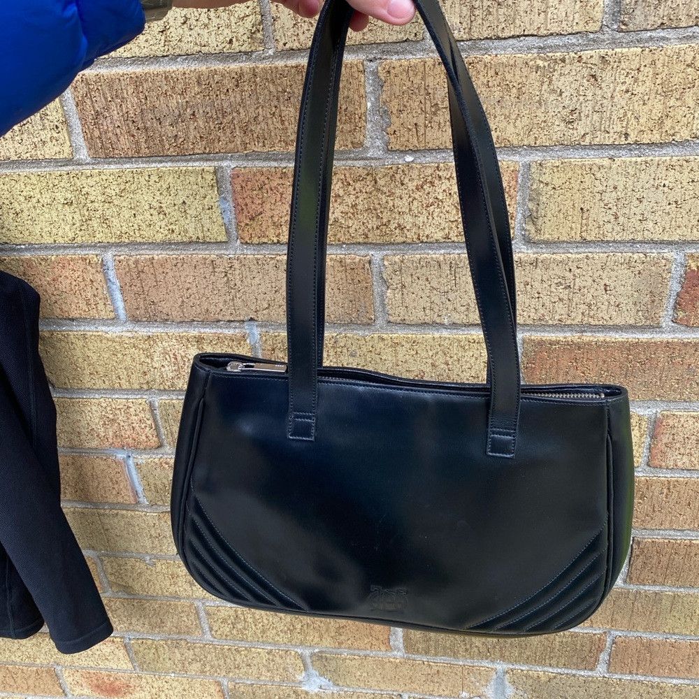 Jean Paul Gaultier Jean Paul Gaultier Y2K Leather Logo Handbag Baby Bag Purse Size ONE SIZE - 3 Thumbnail