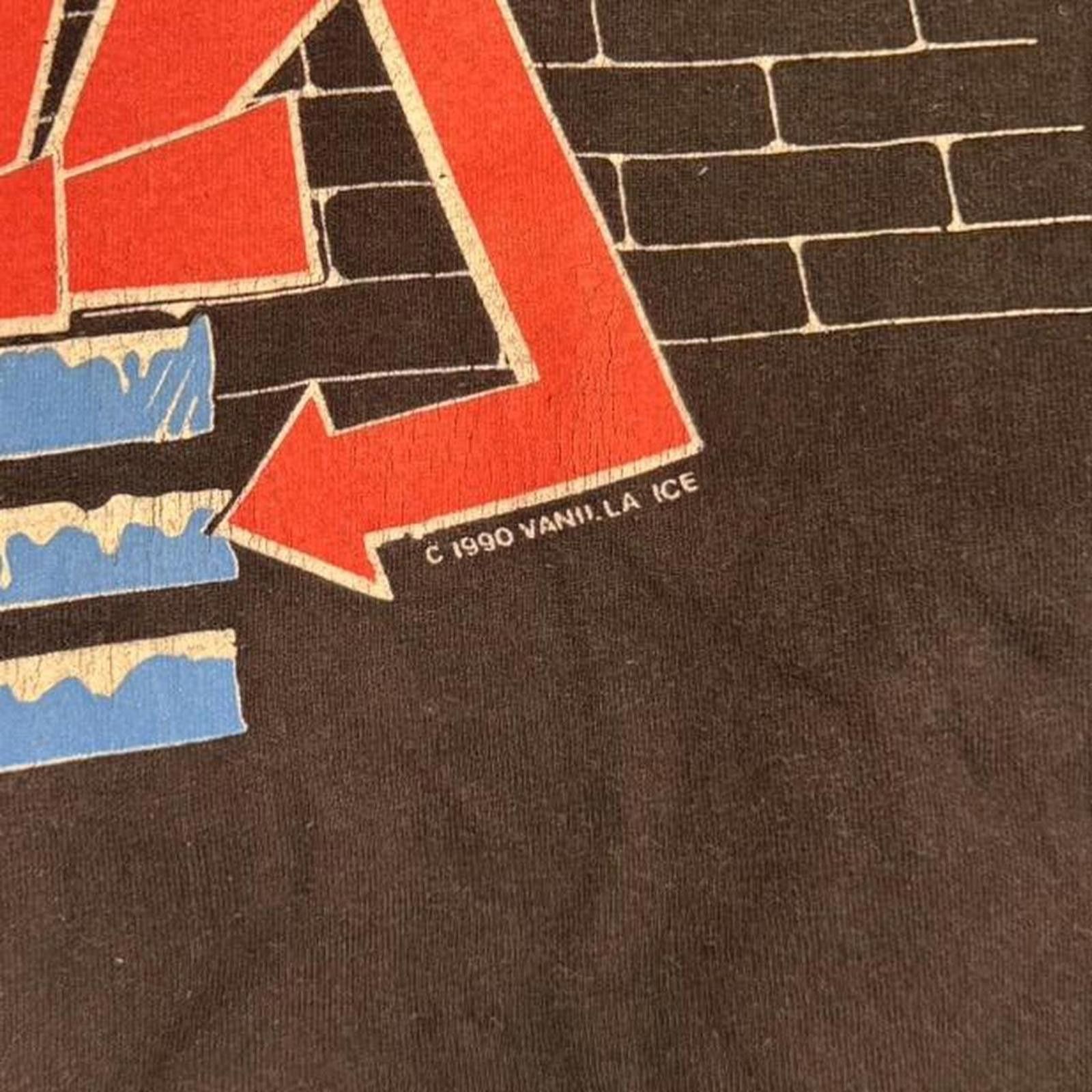 Rap Tees Vintage 1990 Vanilla Ice Rap Tee Size US XL / EU 56 / 4 - 4 Thumbnail