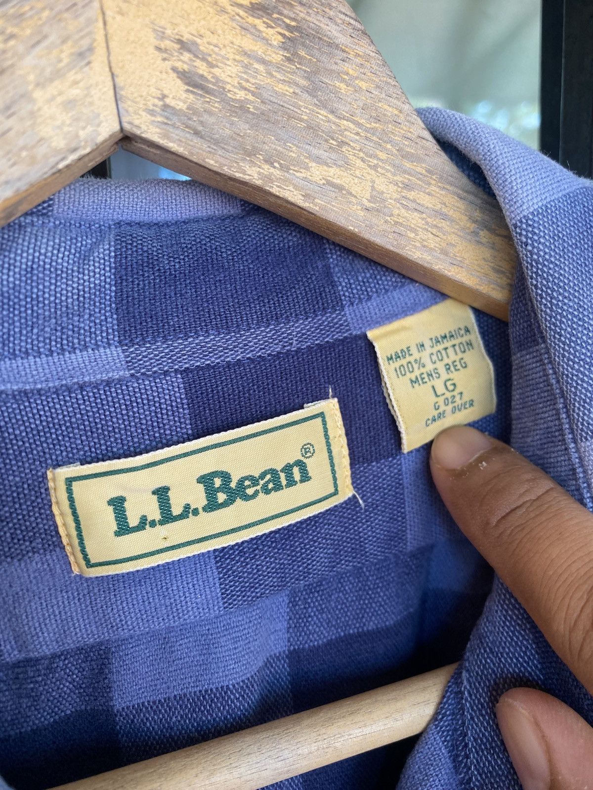 L.L. Bean Vintage L.L Bean 90s Chamois Shirt Button Ups Size US L / EU 52-54 / 3 - 5 Thumbnail