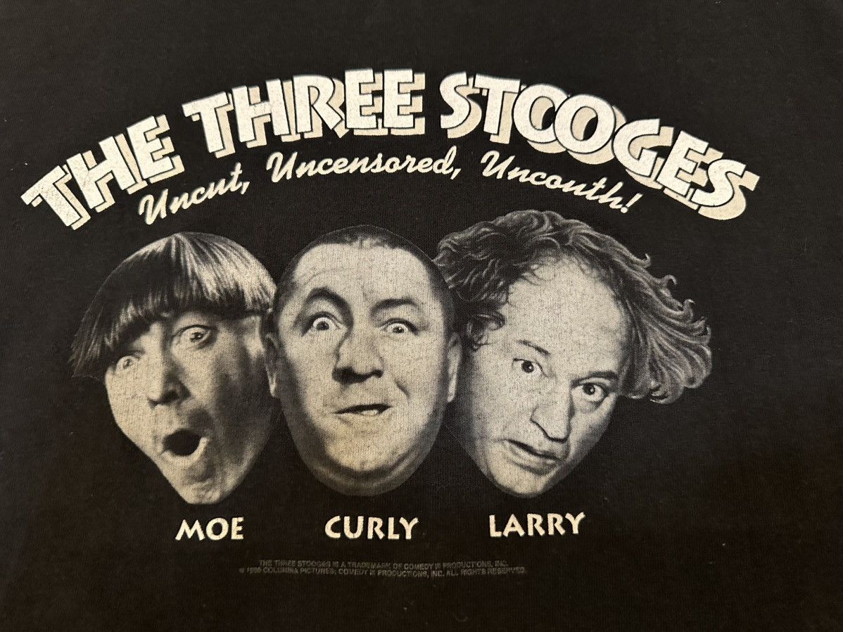 All Sport VTG Single Stitch All Sport Tag 3 Stooges Men’s T-Shirt-Lg Size US L / EU 52-54 / 3 - 2 Thumbnail