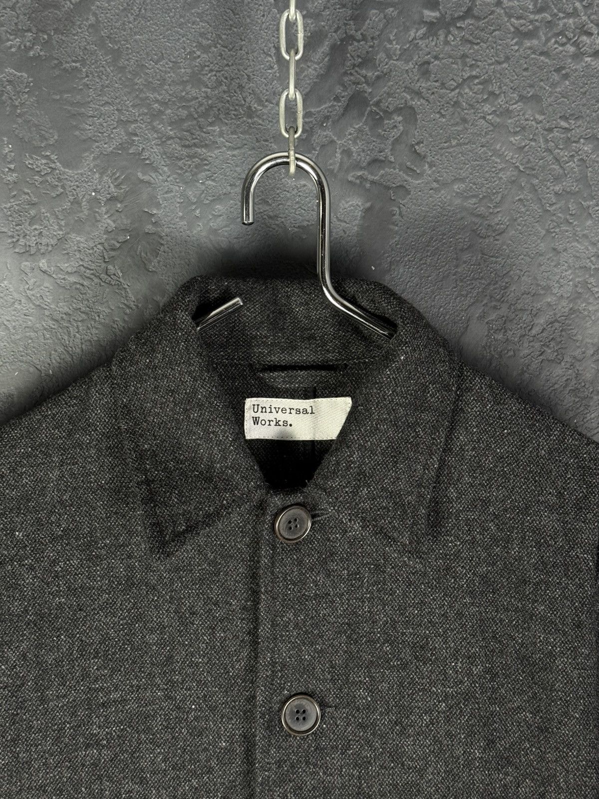Universal Works Universal Works Merchant Jacket Grey Anders Wool Upcycled Size US M / EU 48-50 / 2 - 12 Thumbnail