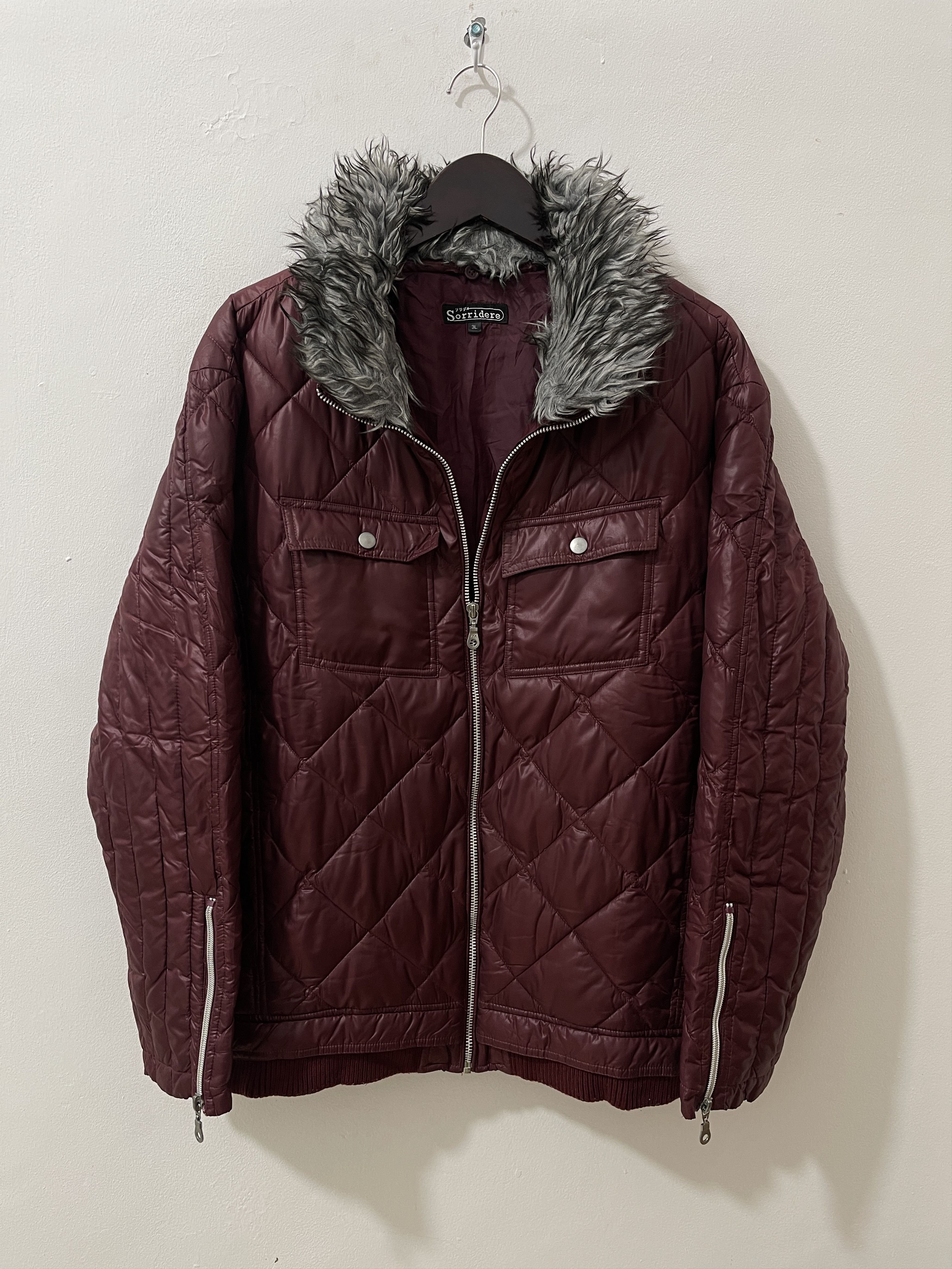 Japanese Brand 2000s Sorride Japan Fur Puffer Archive Vkei Style Jacket Size US XL / EU 56 / 4 - 1 Thumbnail